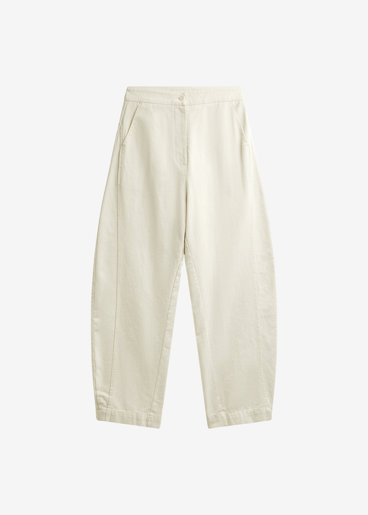 Noyon Barrel Leg Pants - Cream - 7