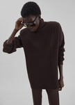 Lindall Turtleneck Sweater - Brown
