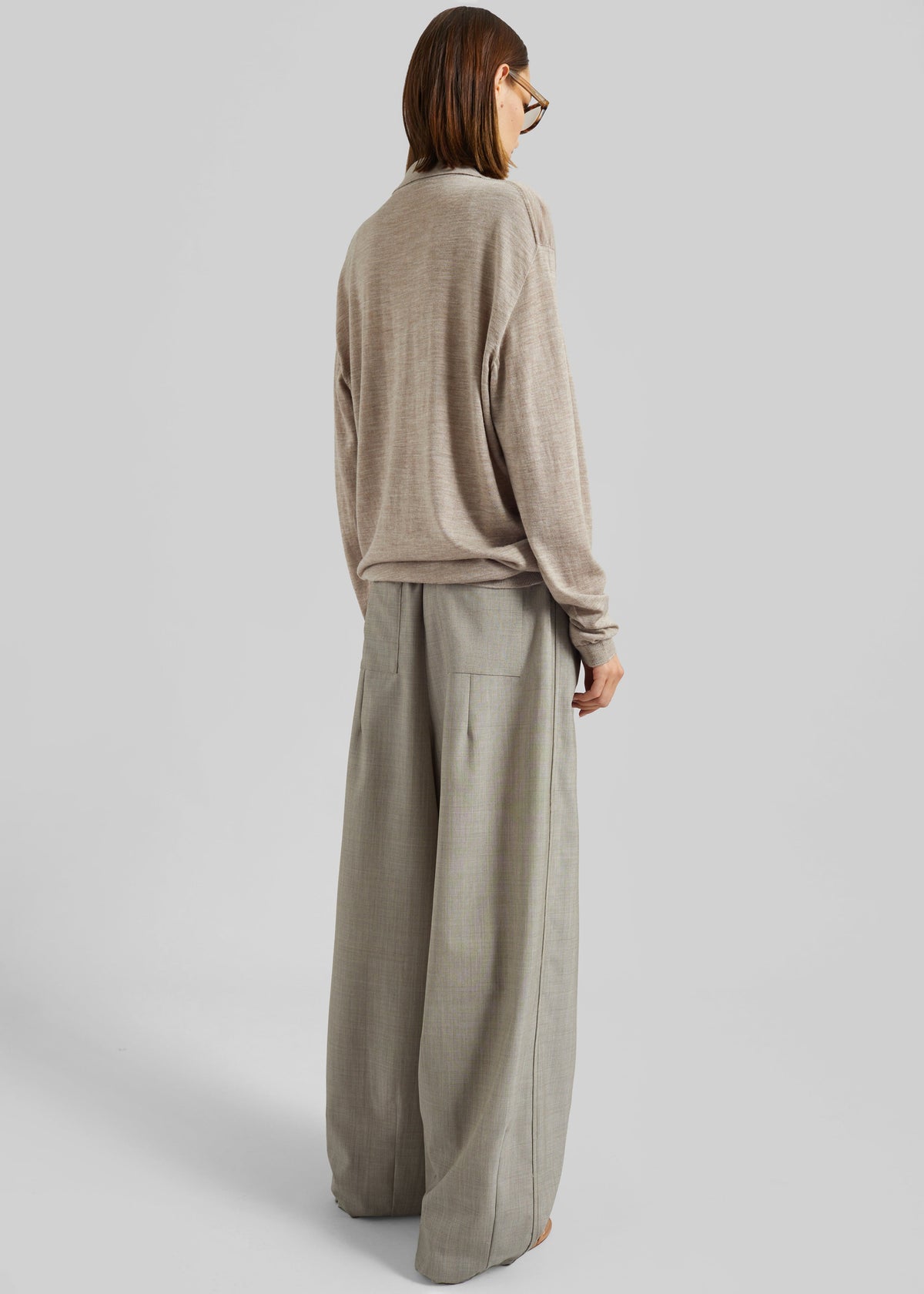 Oakdale Track Pants - Beige Melange - 8
