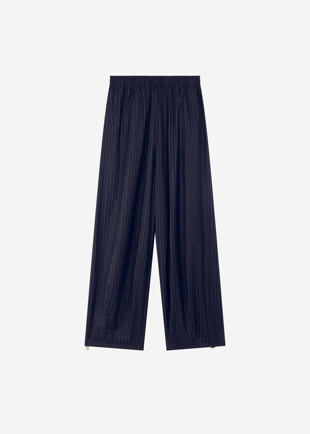 Oakdale Track Pants - Navy/White Pinstripe - 8