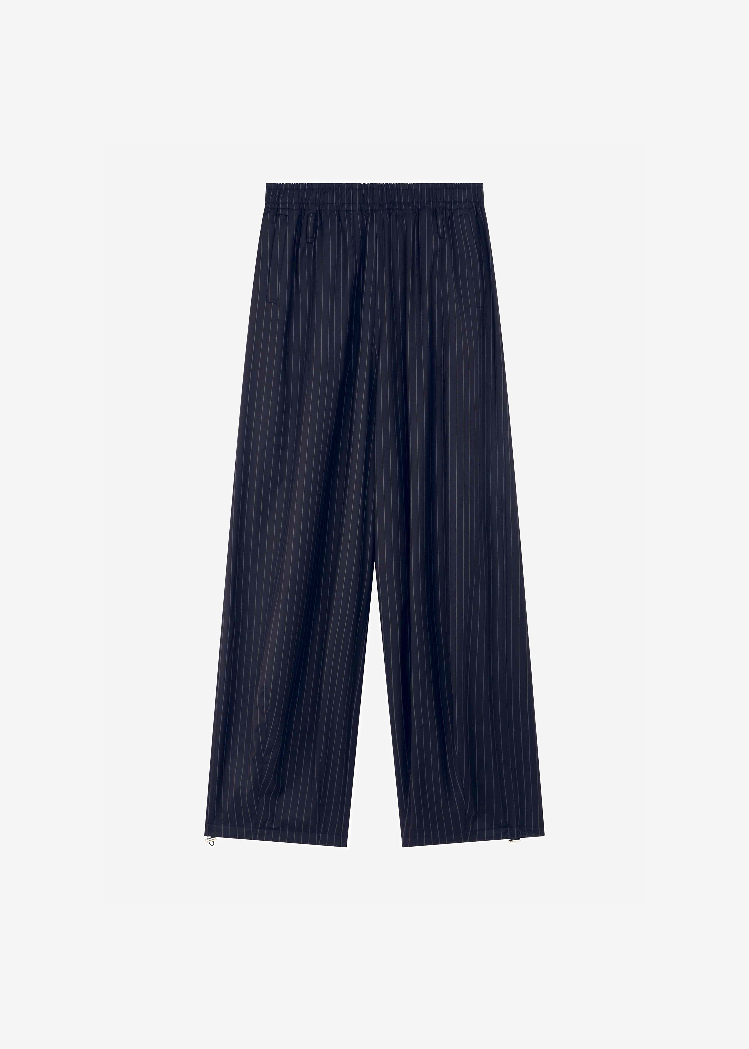 Oakdale Track Pants - Navy/White Pinstripe - 8