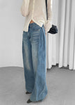 Oakley Wide Leg Jeans - Blue Wash