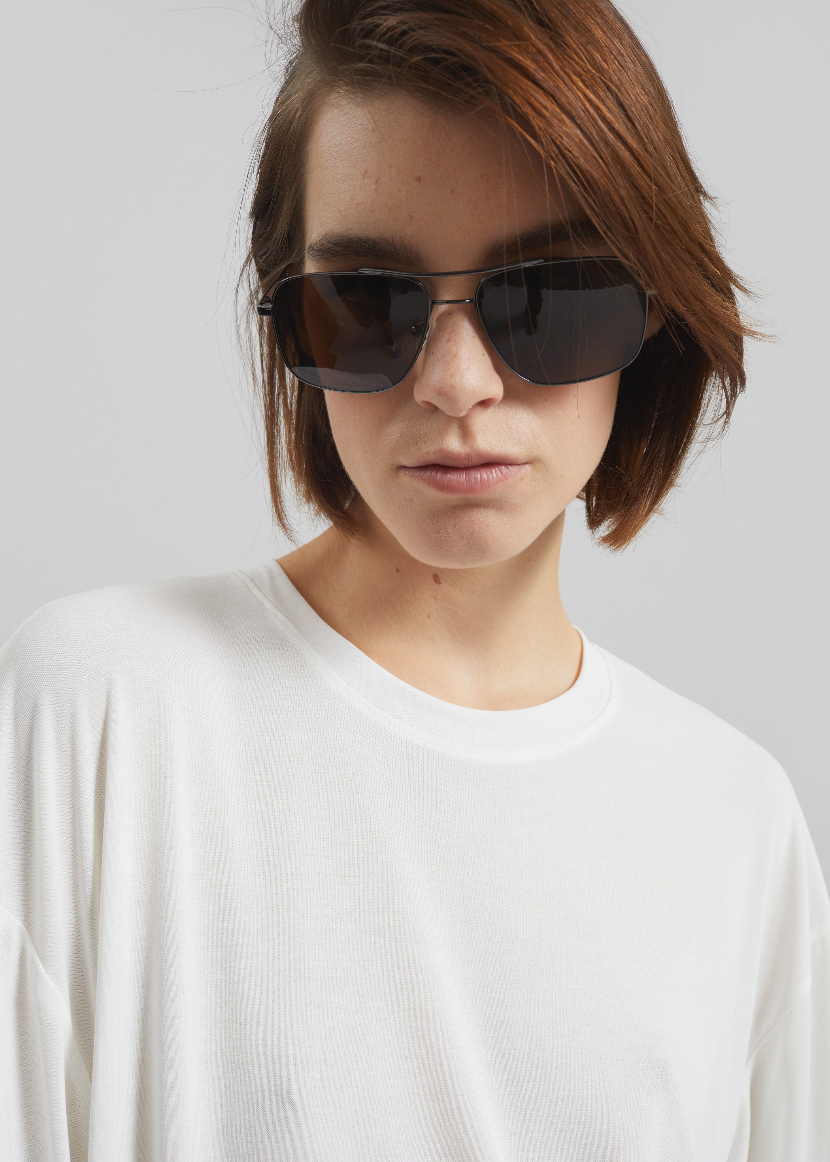 Oberon Soft Oversized T-Shirt - White - 4