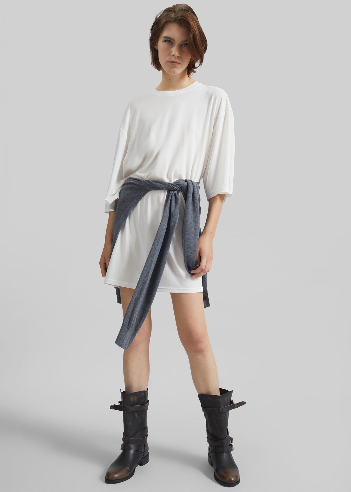 Oberon Soft Oversized T-Shirt - White - 5