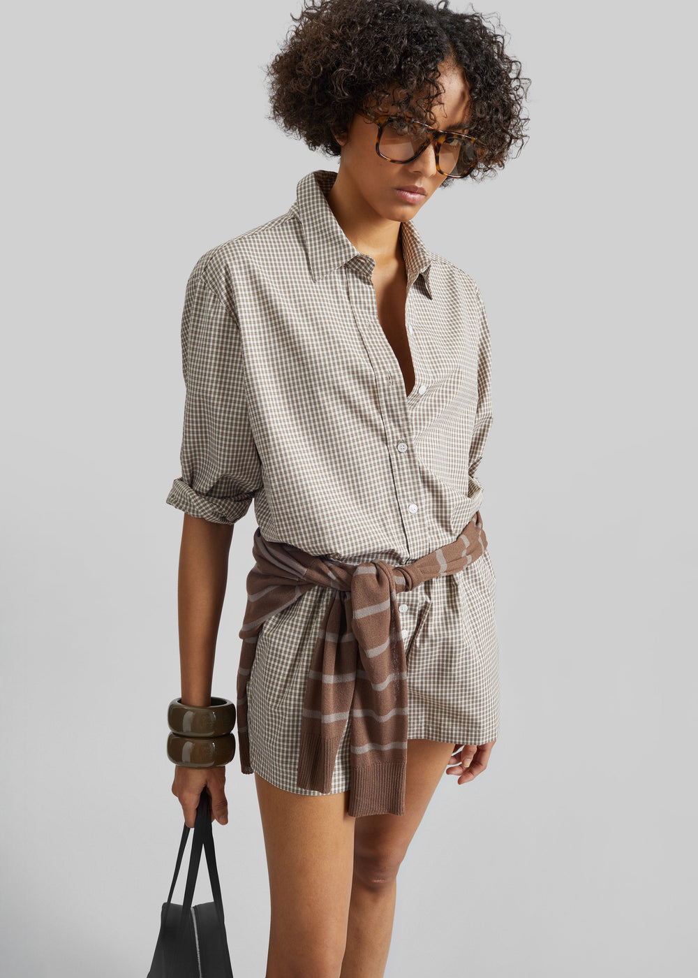 Odemira Shirt - Beige Plaid