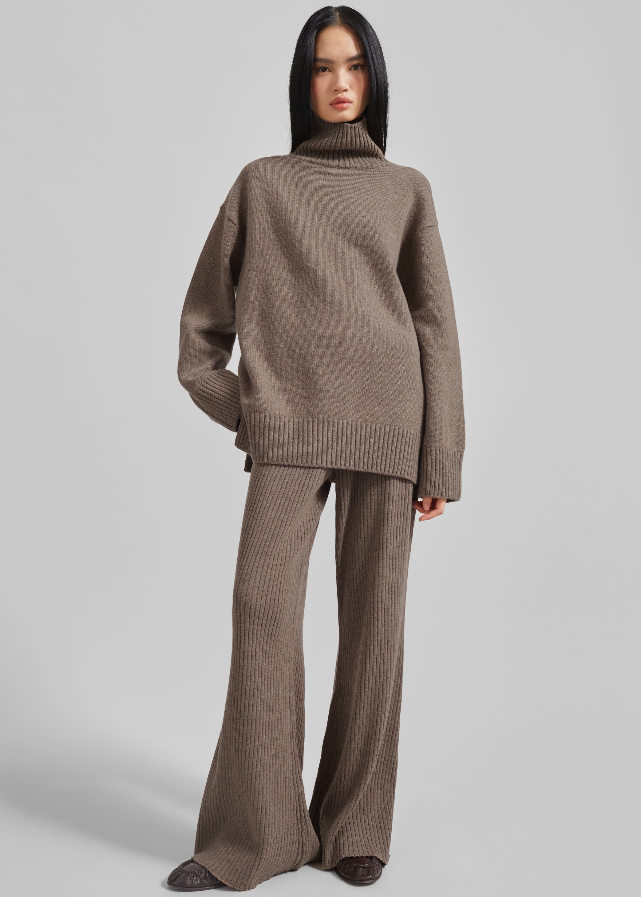 Shop the look image for Odense Turtleneck Sweater - Brown