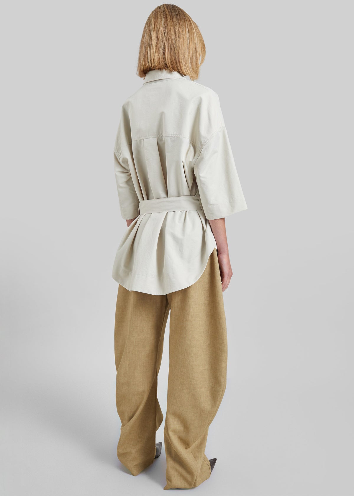 Chemise Odesa ceinturée - Beige clair - 6