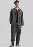 Ohio Crinkled Poplin Pants - Slate Grey