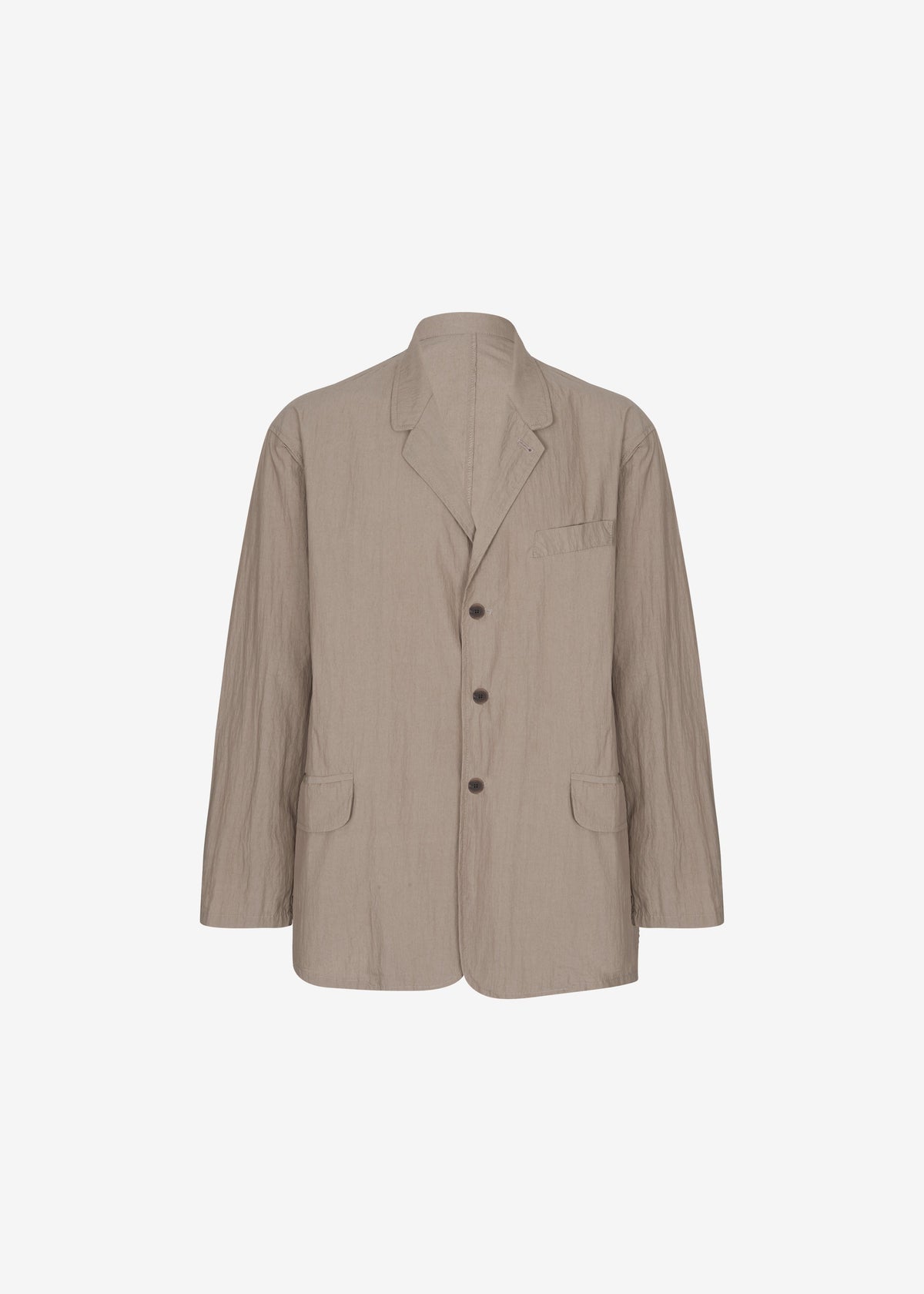 Ohio Crinkled Poplin Blazer - Taupe - 13