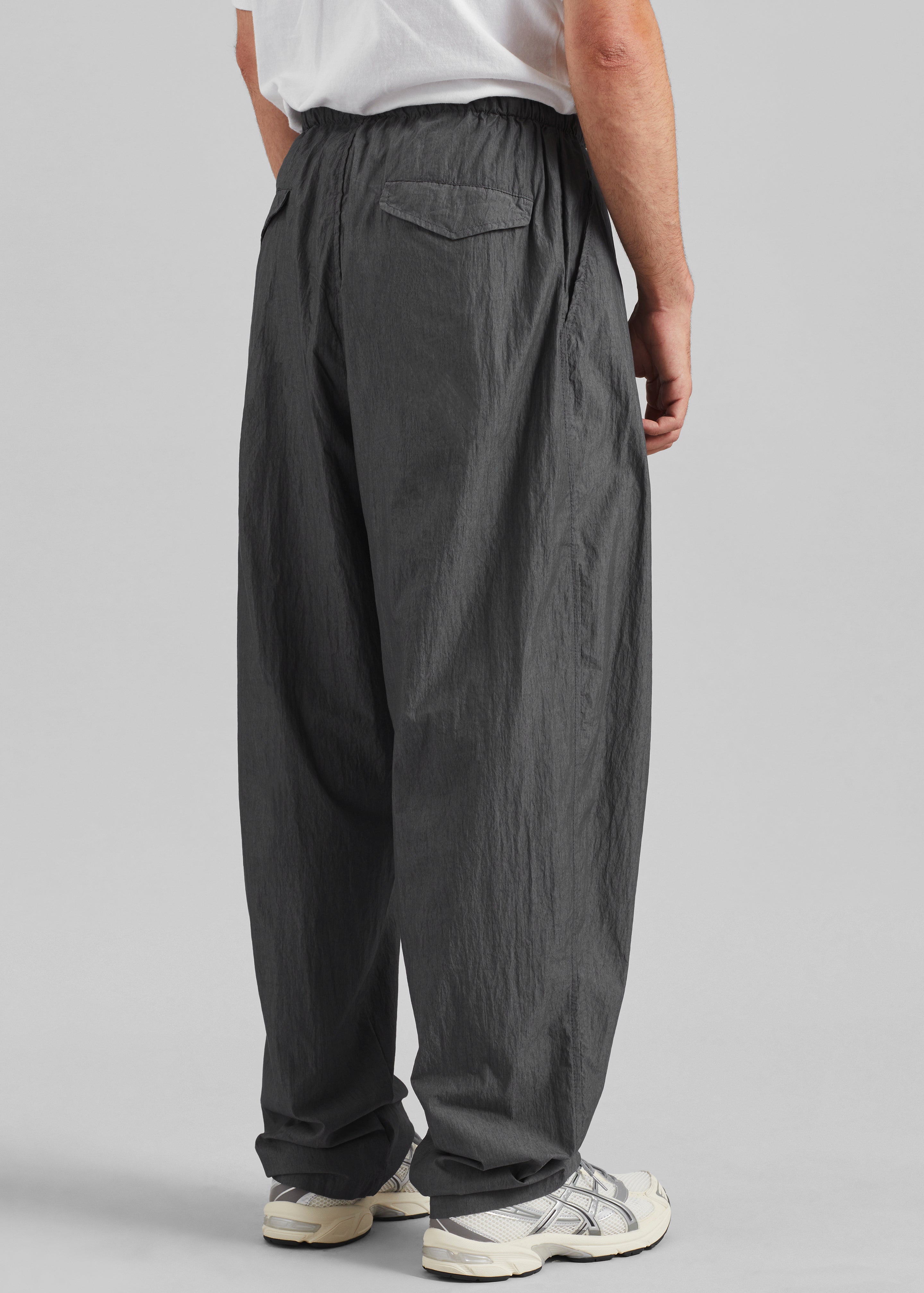 Ohio Crinkled Poplin Pants - Slate Grey - 9