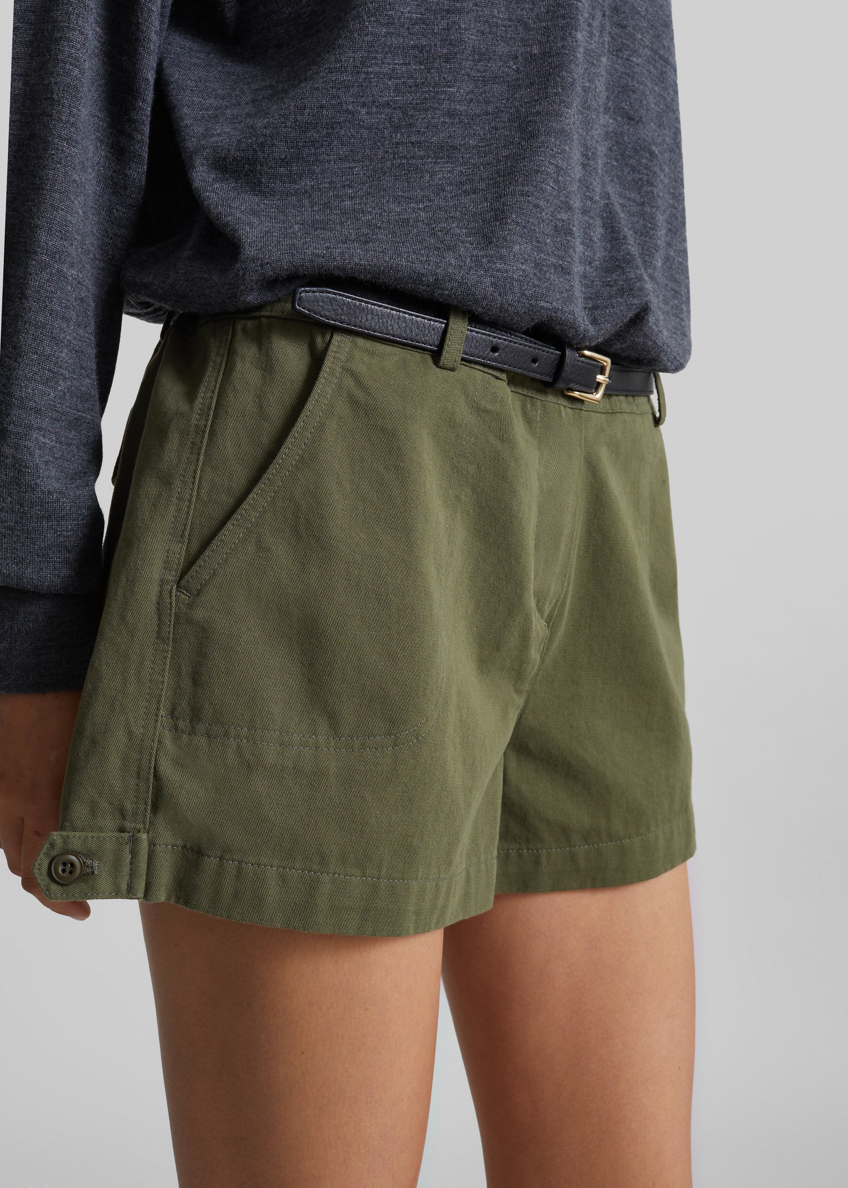 Olane Shorts - Dark Olive