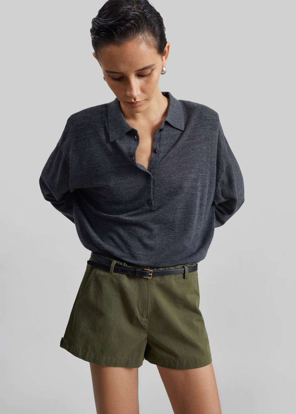 Olane Shorts - Dark Olive