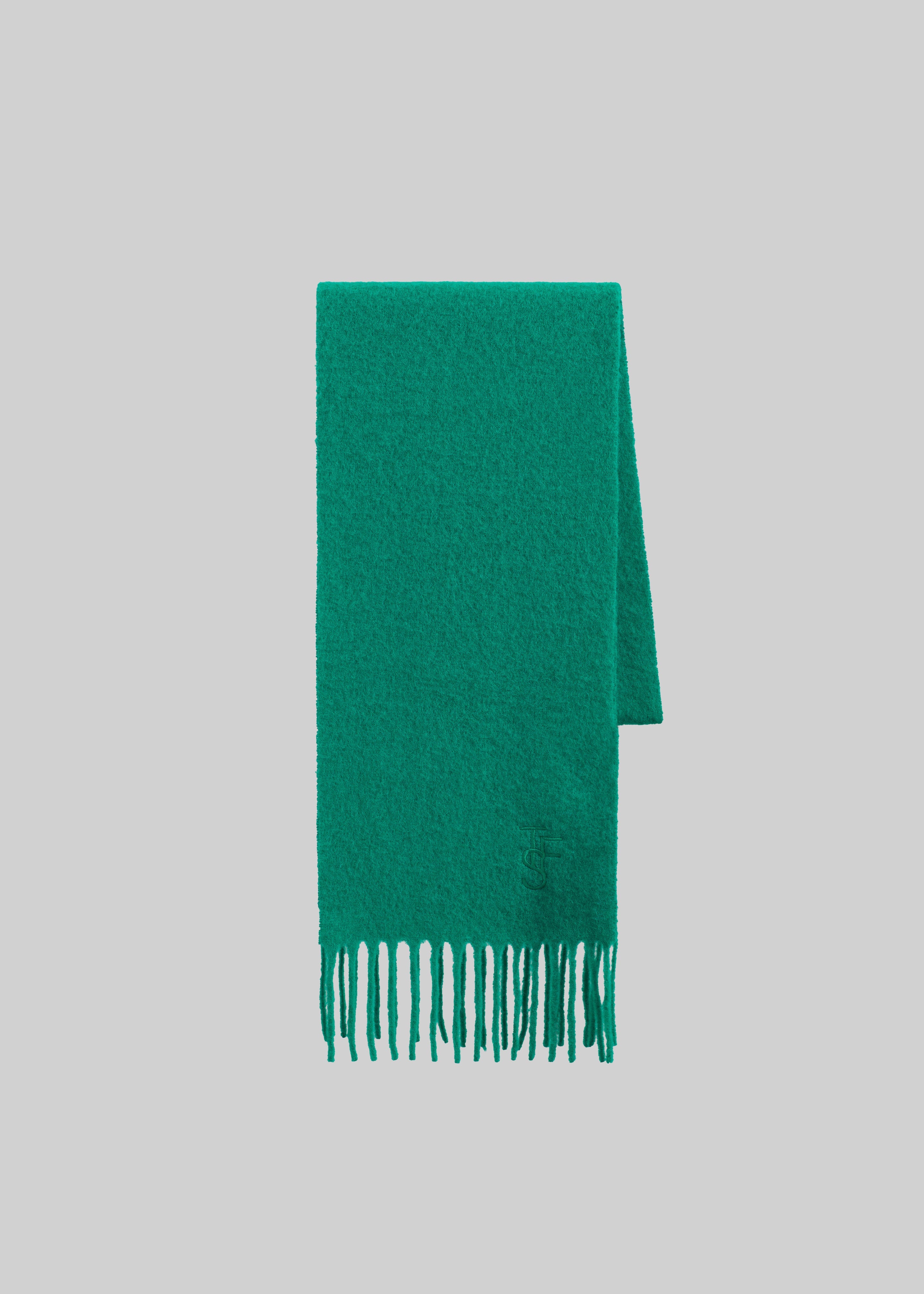 Olari Alpaca Blend Scarf - Green - 8