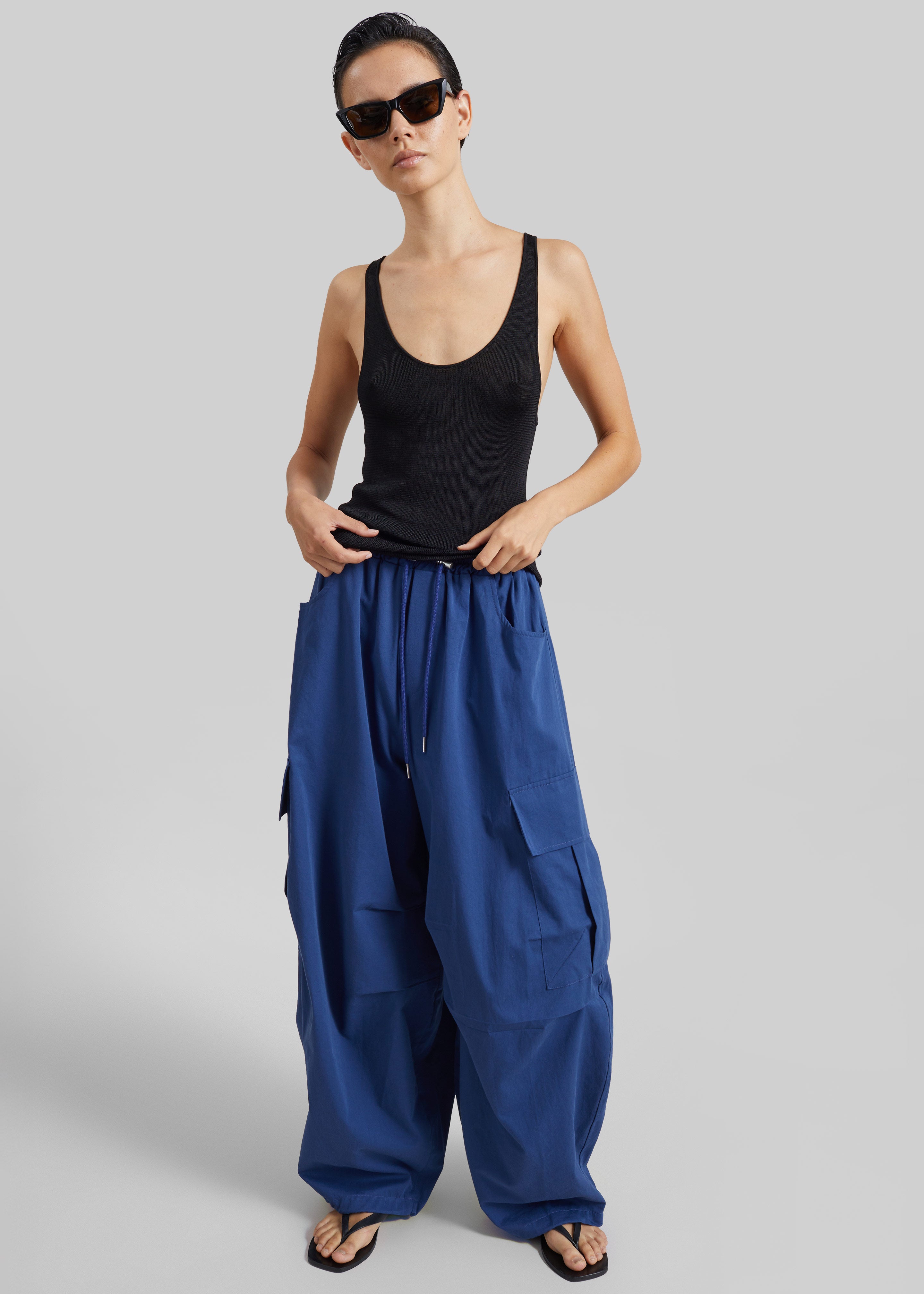 Olby Drawstring Cargo Pants - Cobalt - 6