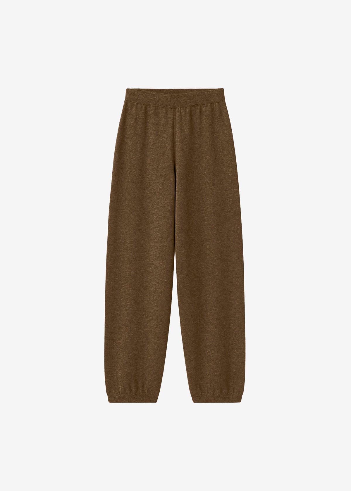 Olia Knit Joggers - Dark Camel - 8