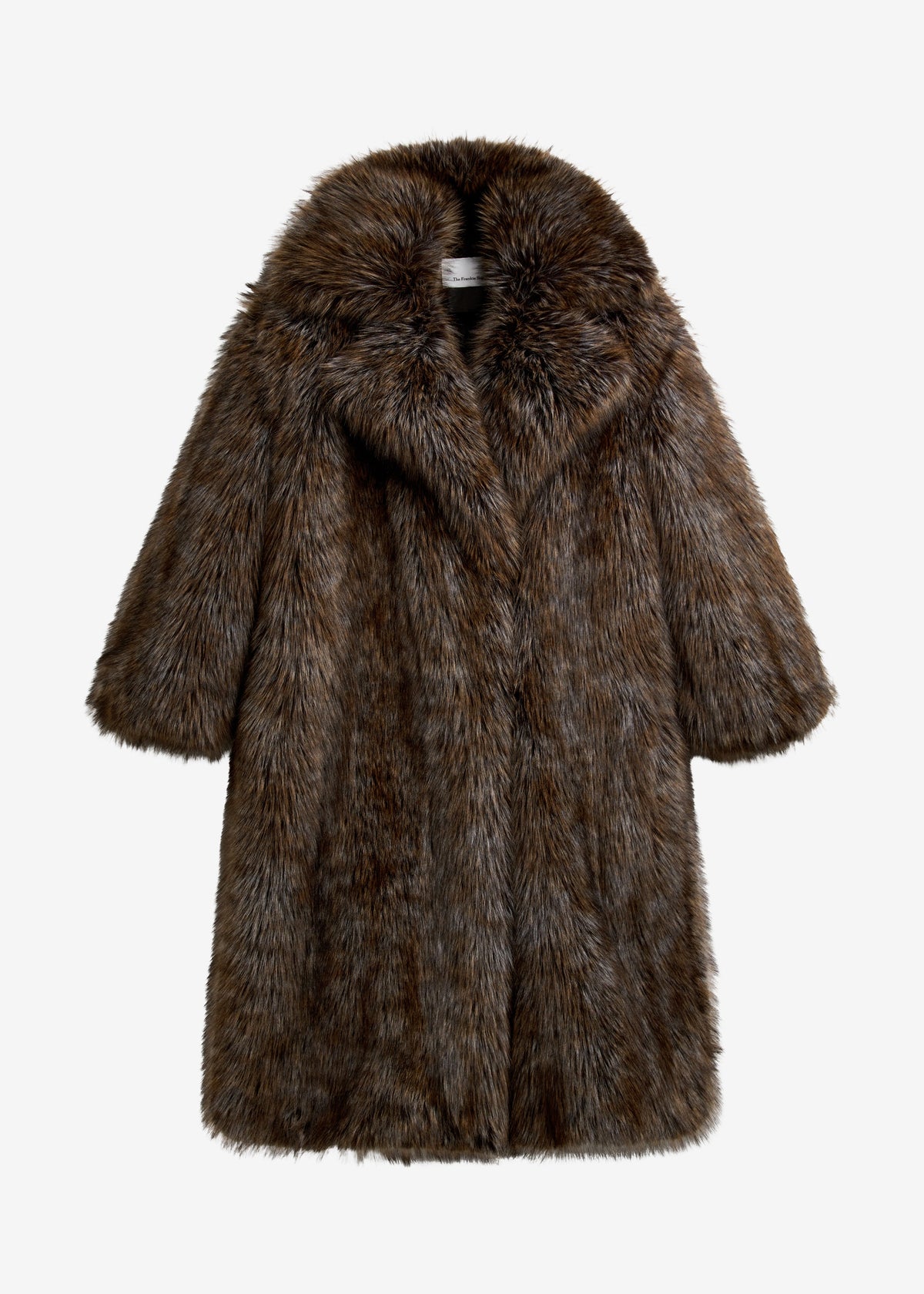 Olin Padded Faux Fur Coat - Brown