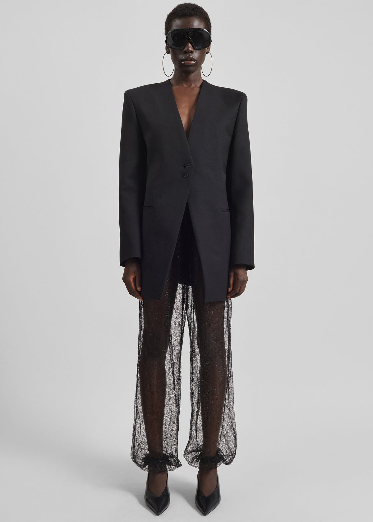 Orissa Lace Balloon Pants - Black - 3