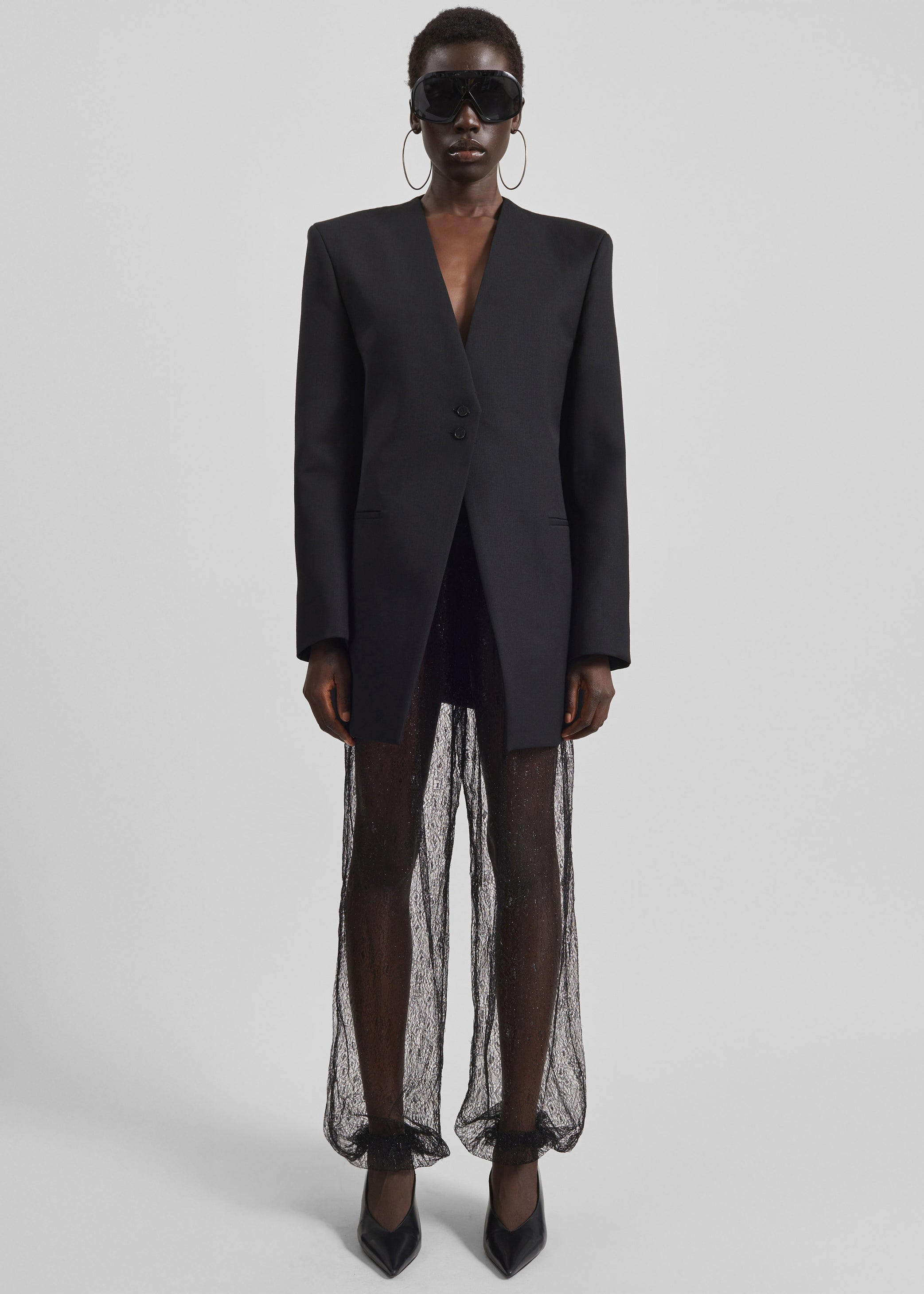 Shop the look image for Orissa Lace Balloon Pants - Black
