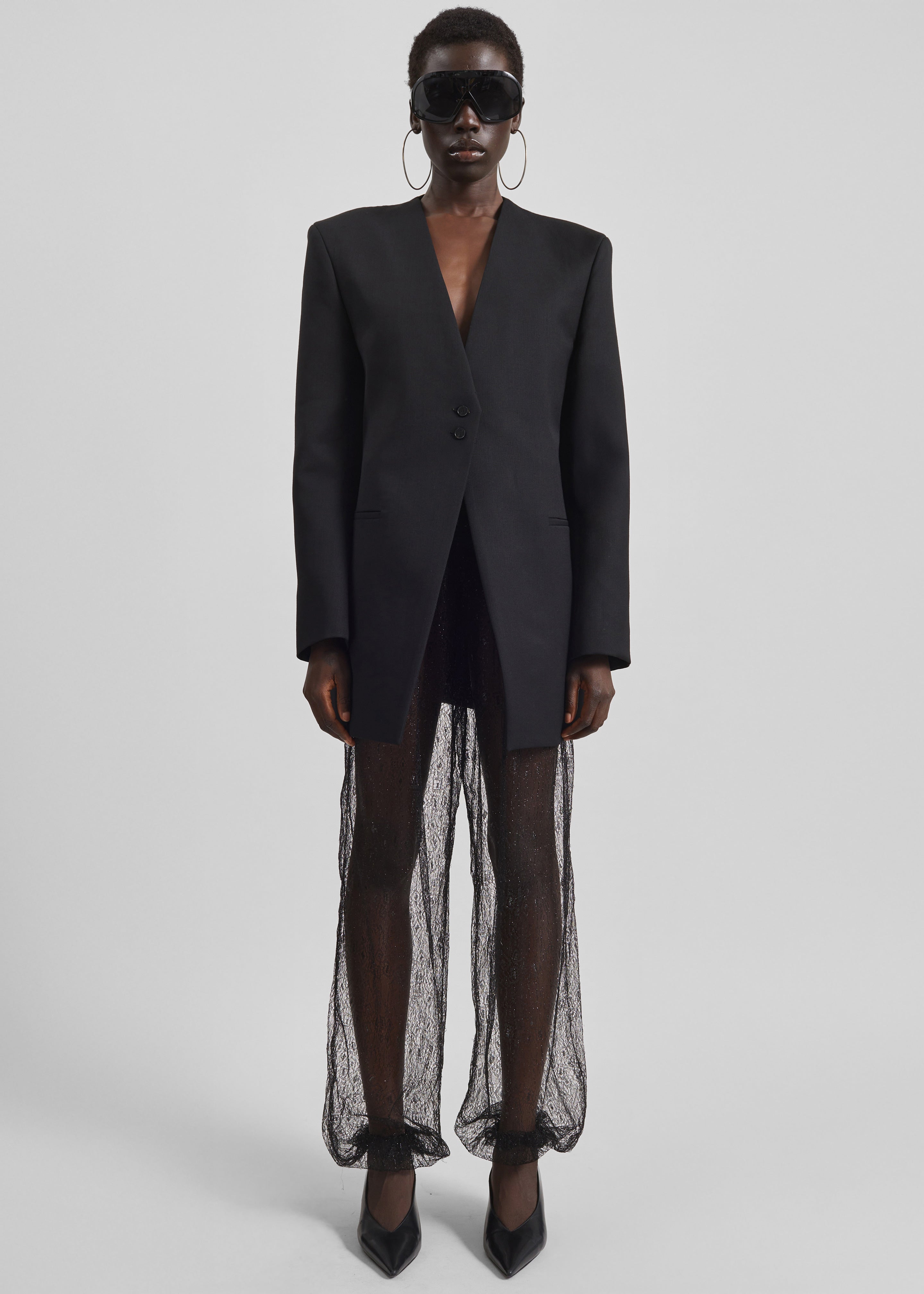 Orissa Lace Balloon Pants - Black - 1