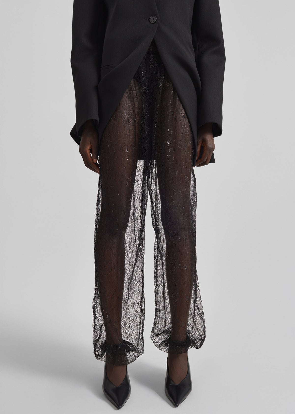 Orissa Lace Balloon Pants - Black - 5