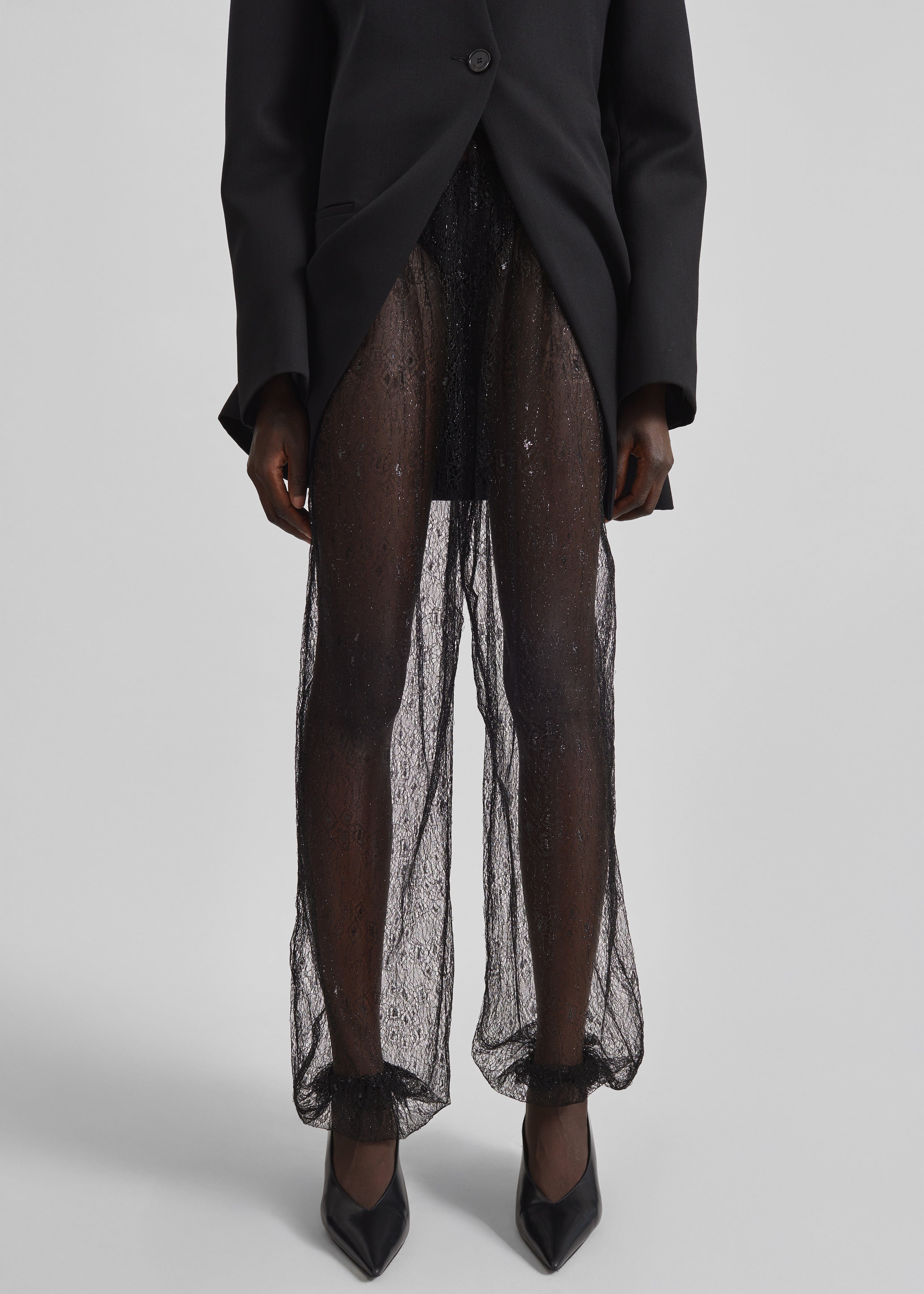 Orissa Lace Balloon Pants - Black - 5