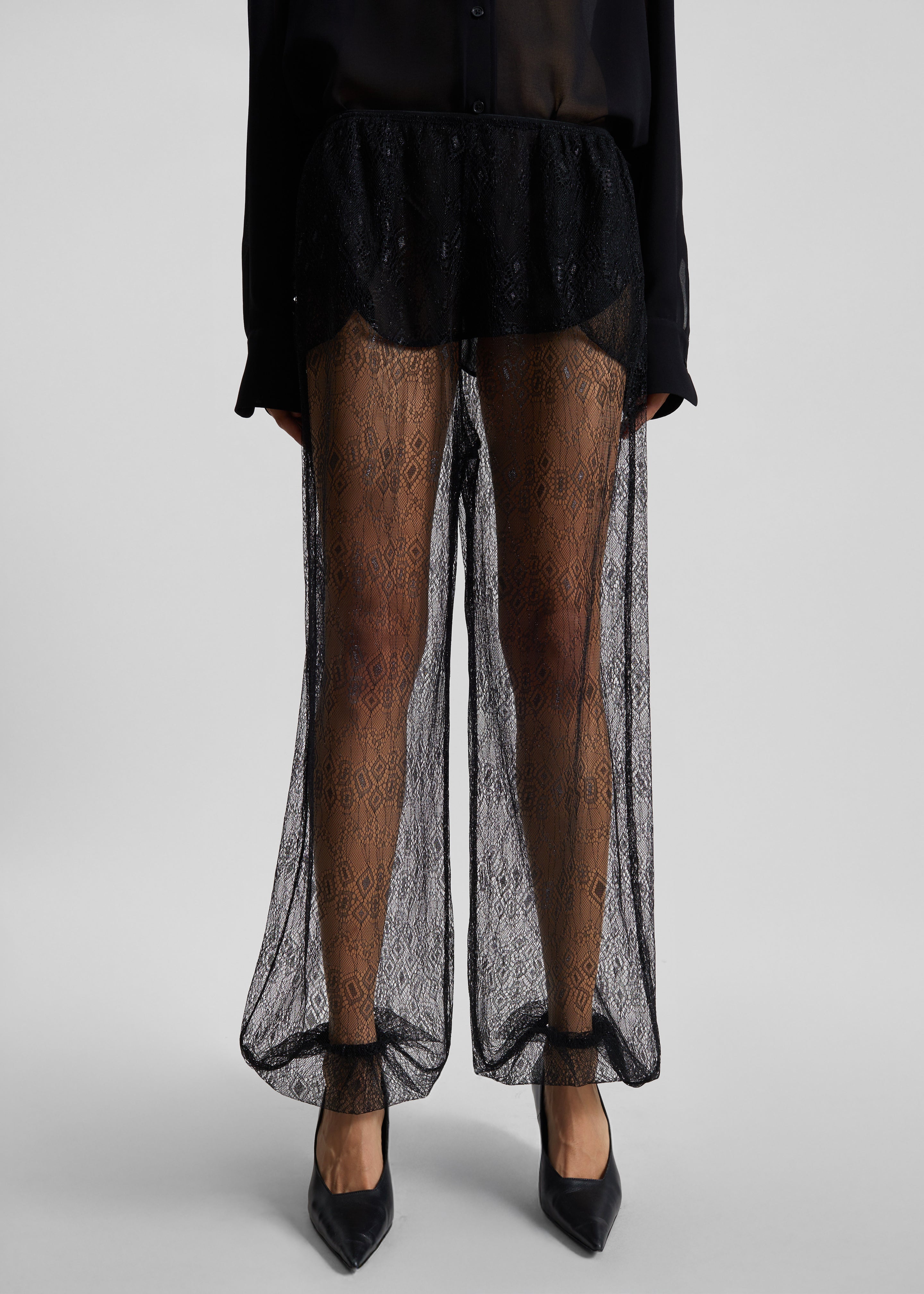 Orissa Lace Balloon Pants - Black - 9