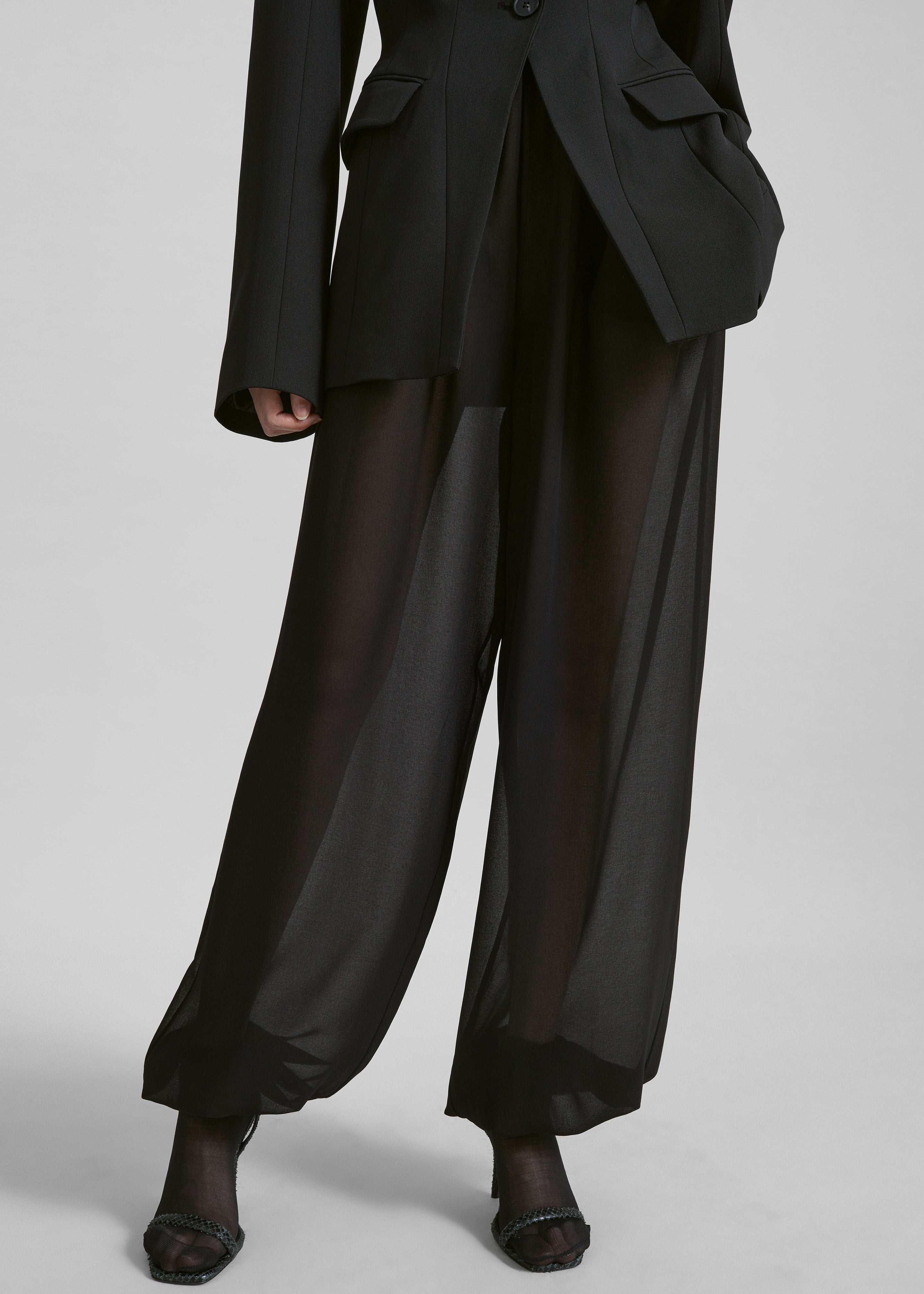 Orissa Sheer Balloon Pants - Black – The Frankie Shop Europe