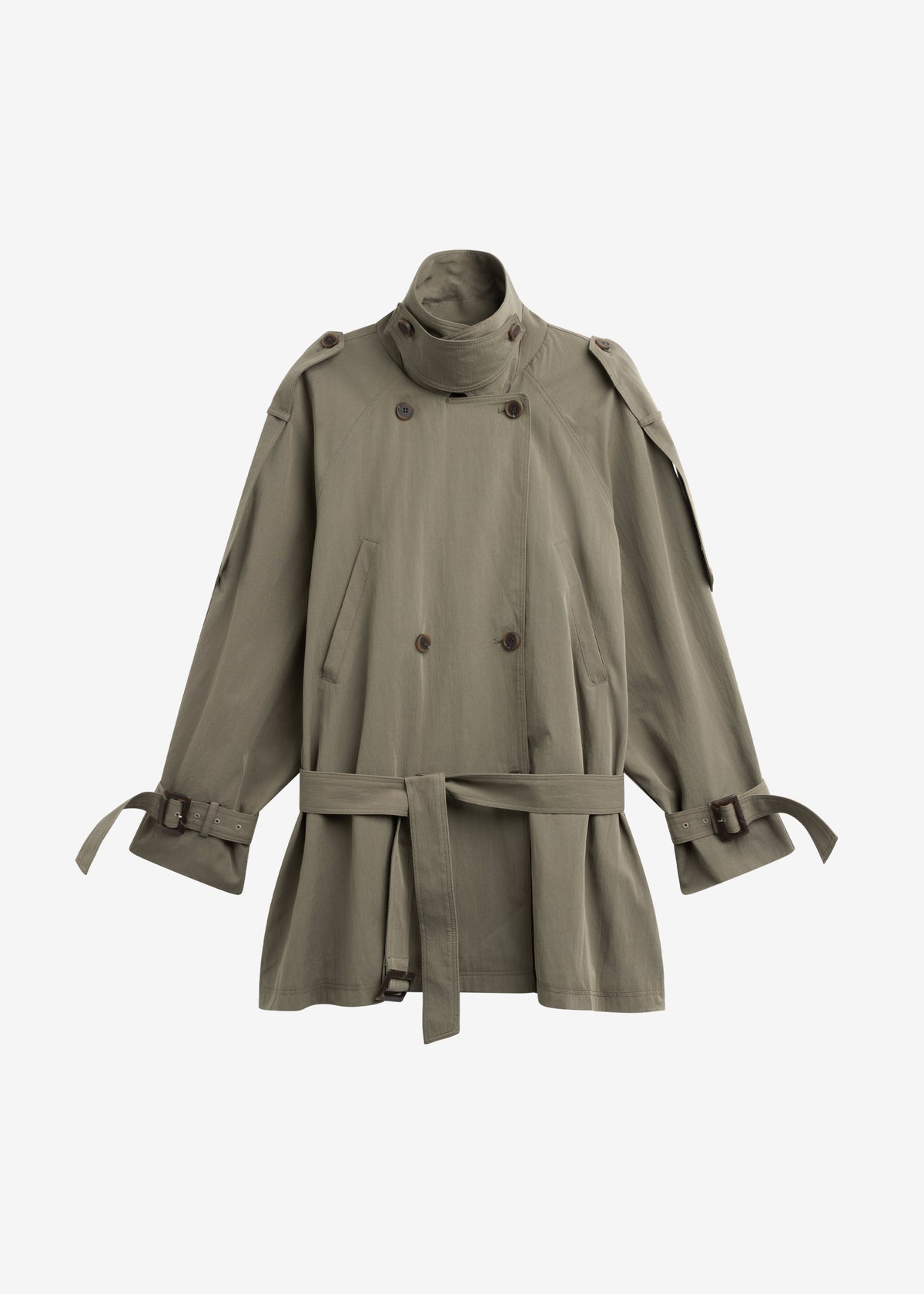 Orival Short Trench - Dark Olive