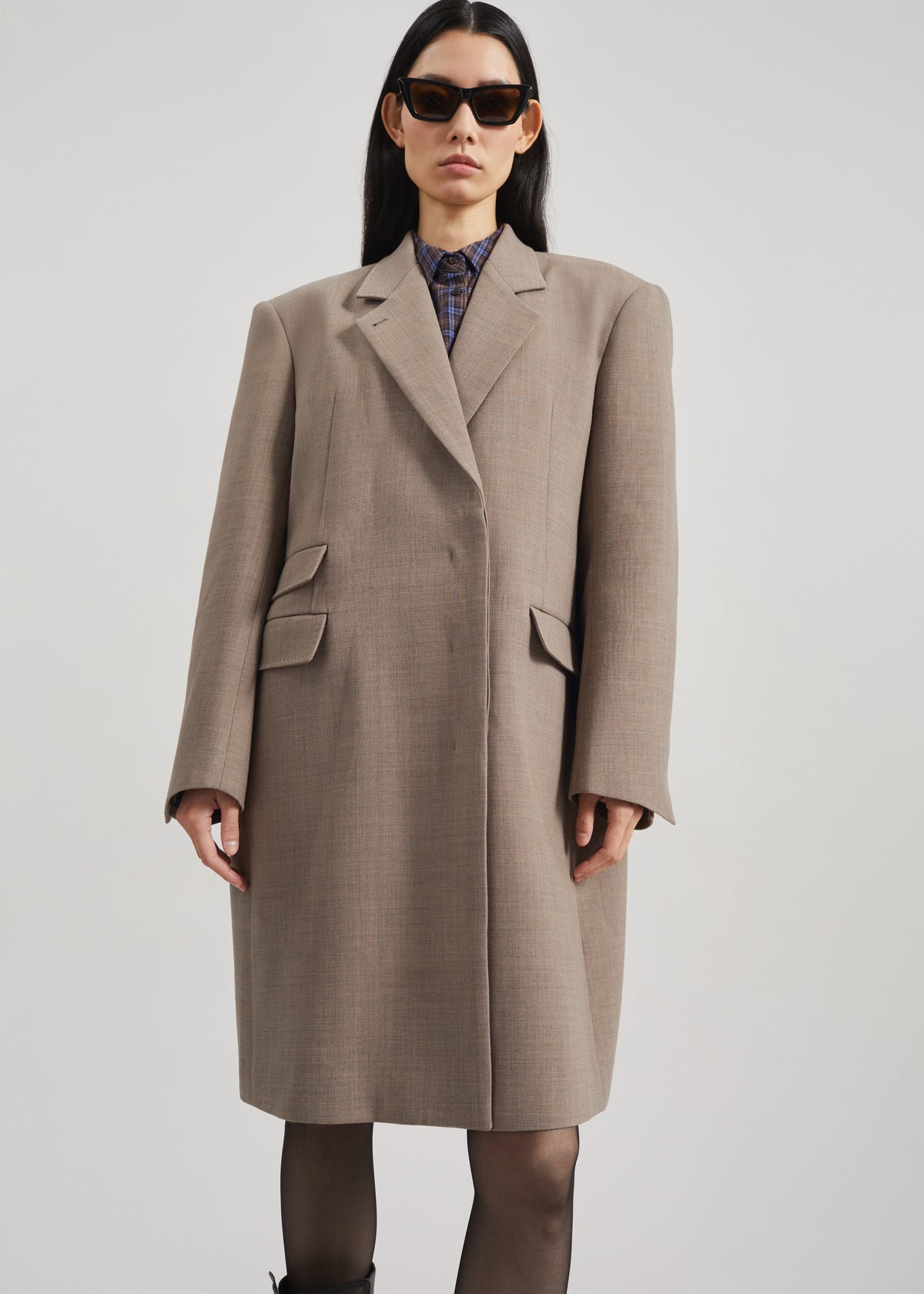 Orsta Wool Coat - Beige - 4