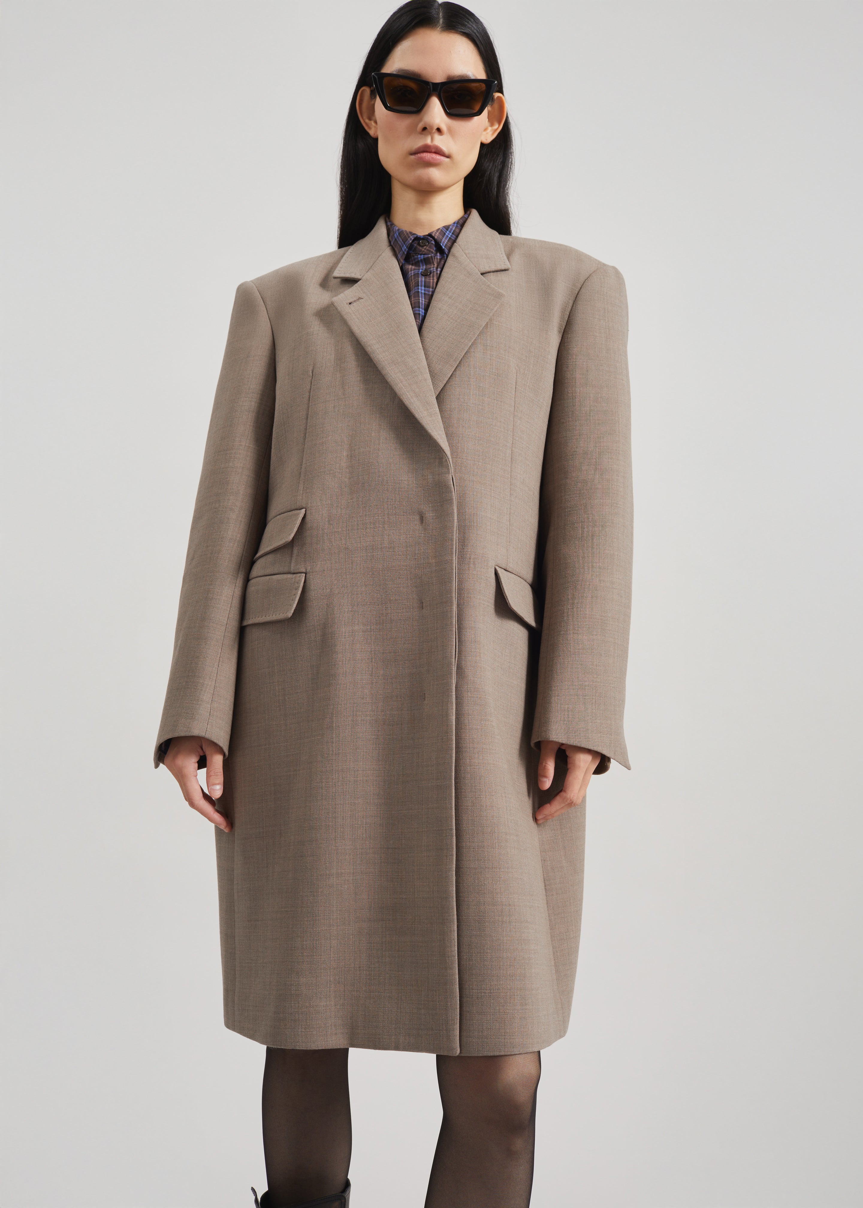 Orsta Wool Coat - Beige - 4