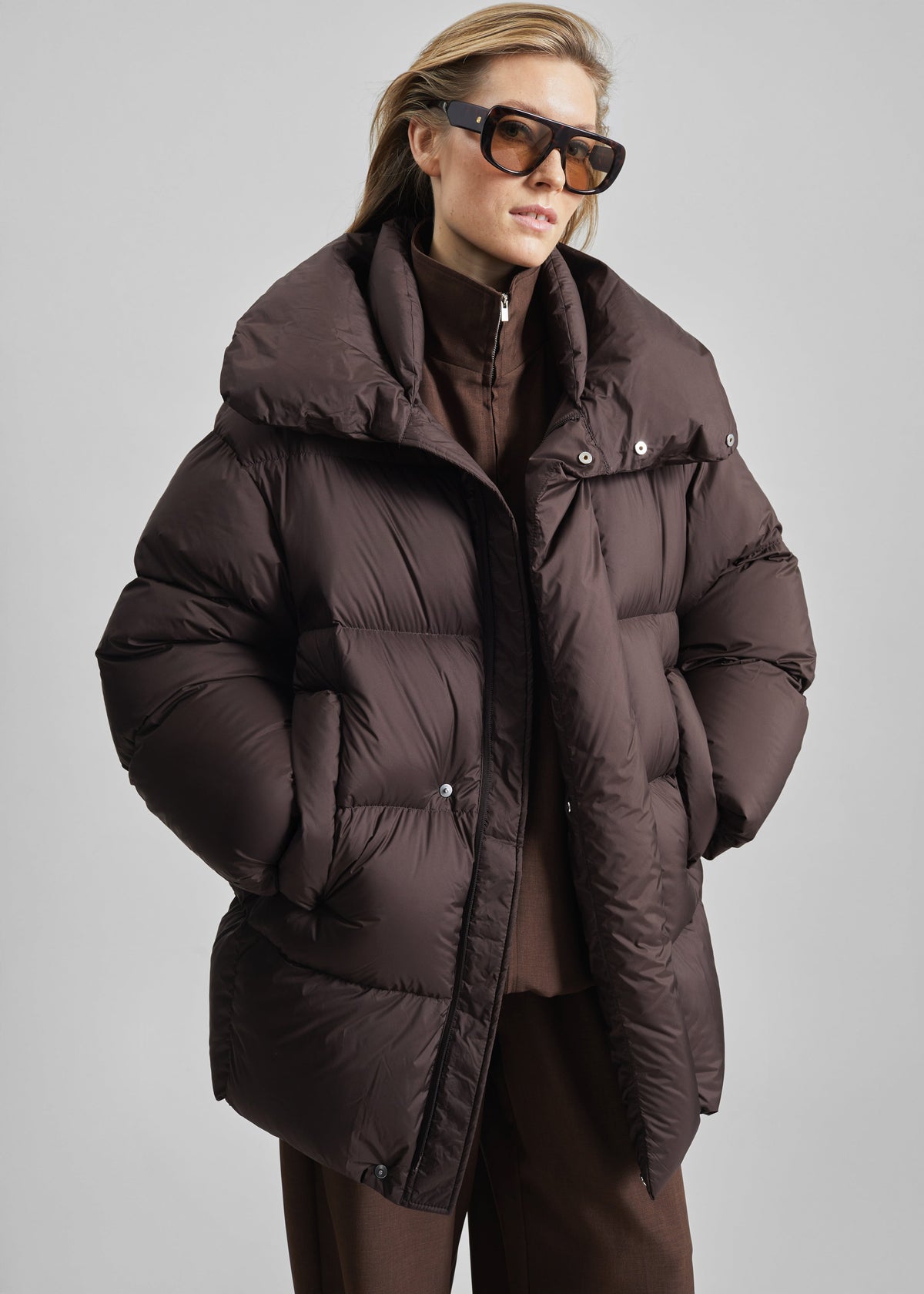 Ortler Puffer Jacket - Brown - 1