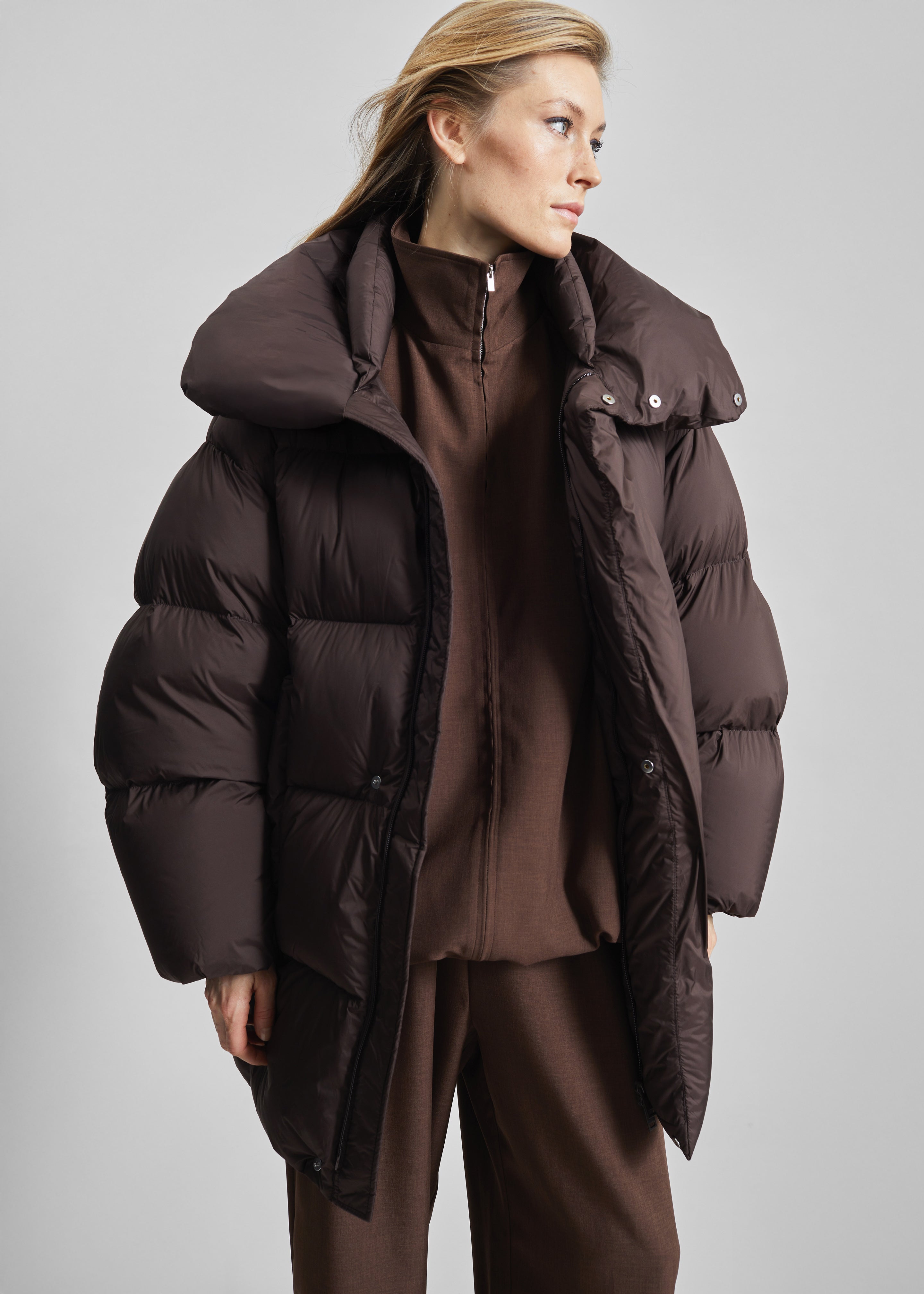Ortler Puffer Jacket - Brown - 5