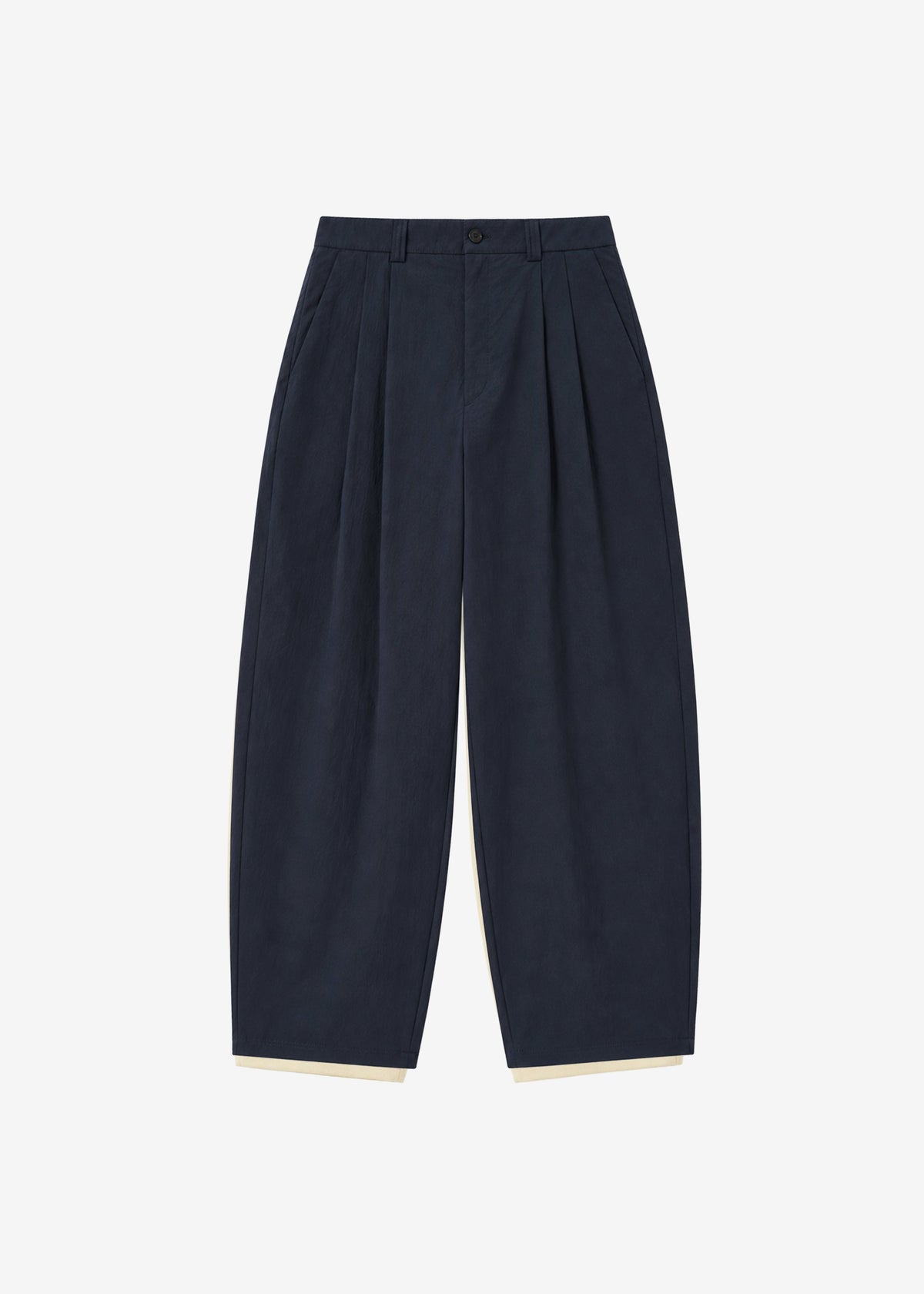 Osaka Pleated Pants - Navy - 7