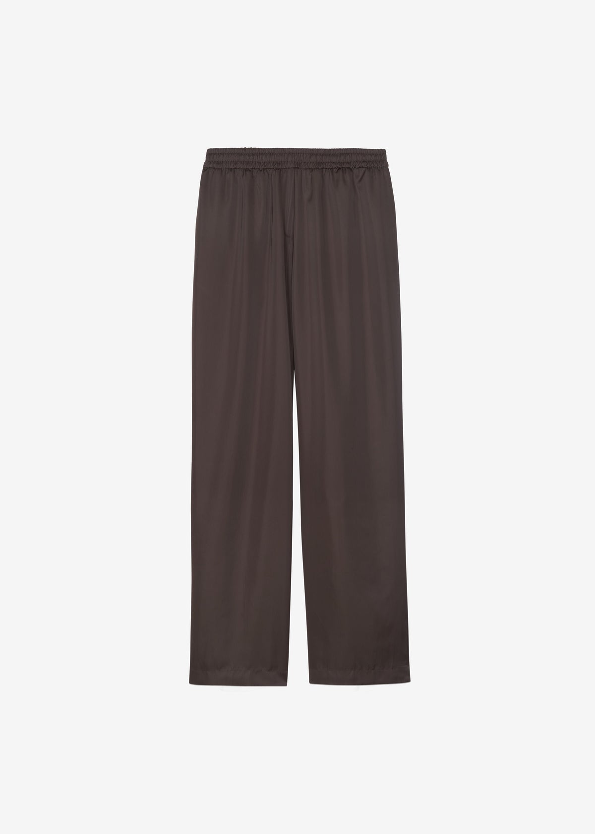 Oskel Satin Pants - Brown - 9
