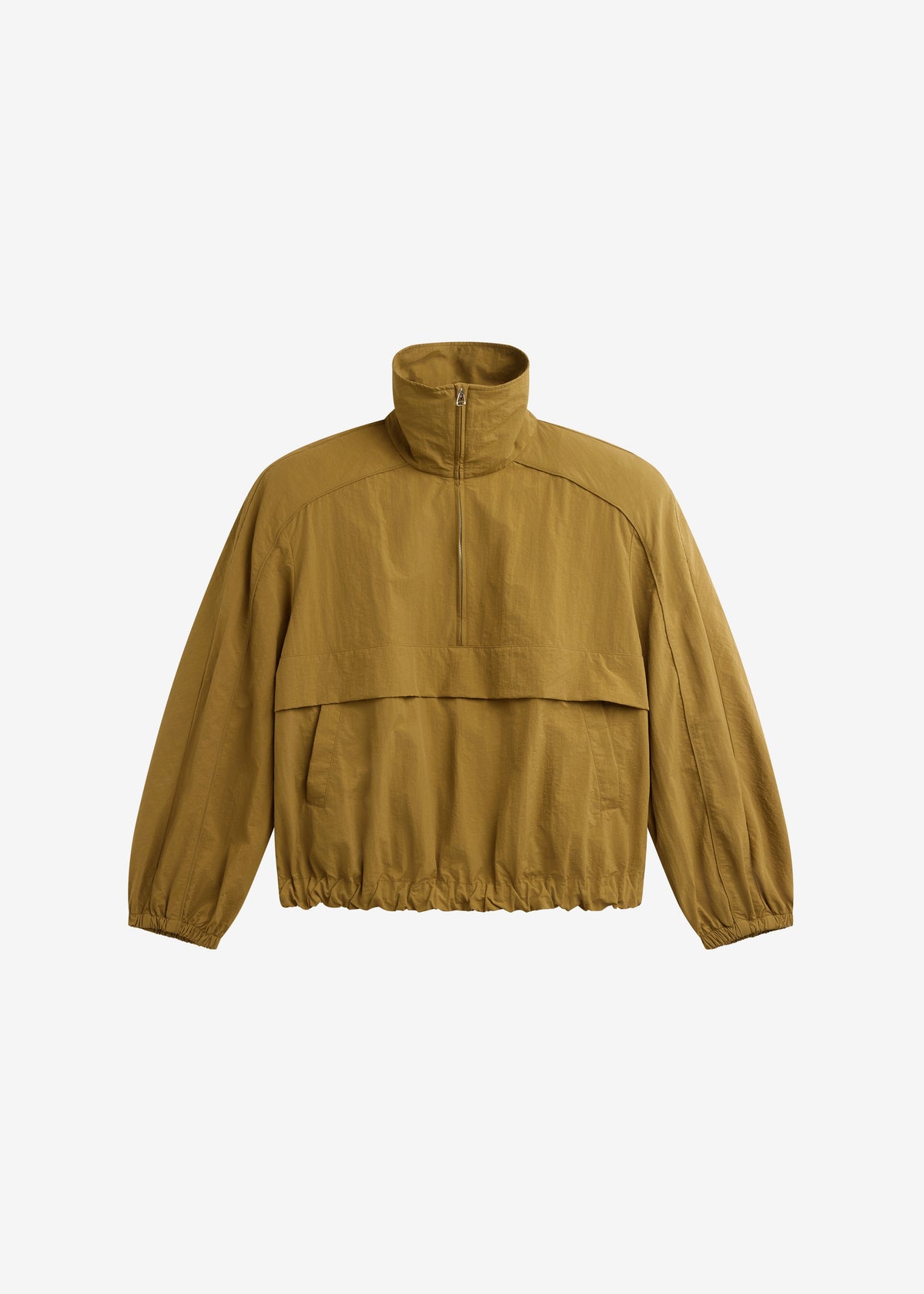 Sora Funnel Neck Anorak - Pale Olive