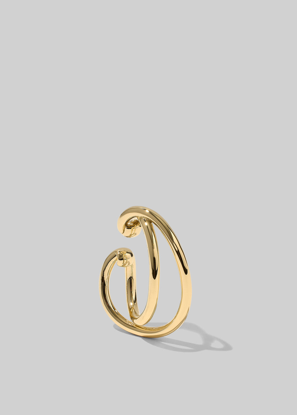 Otiumberg ear cuff Dual Curve - Doré - 1