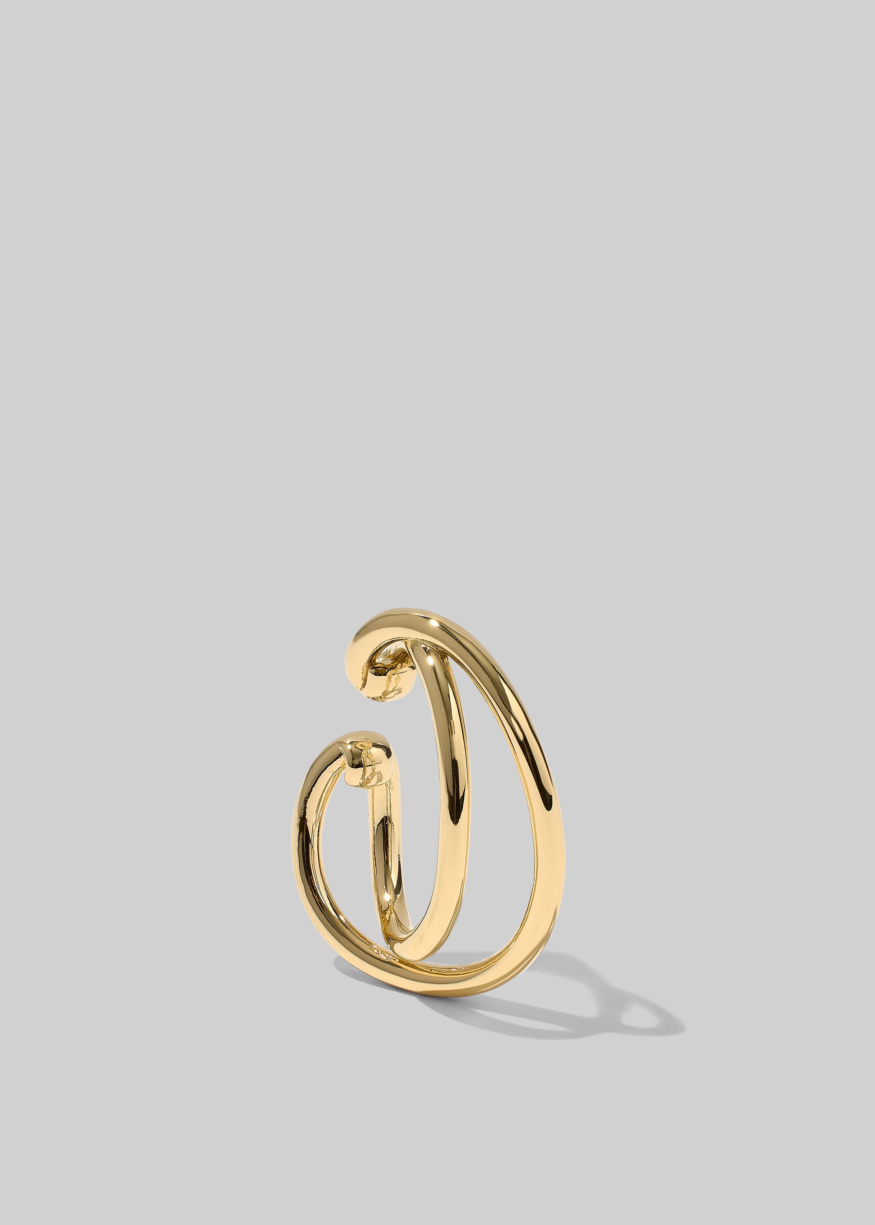 Otiumberg Dual Curve Ear Cuff - Gold - 2