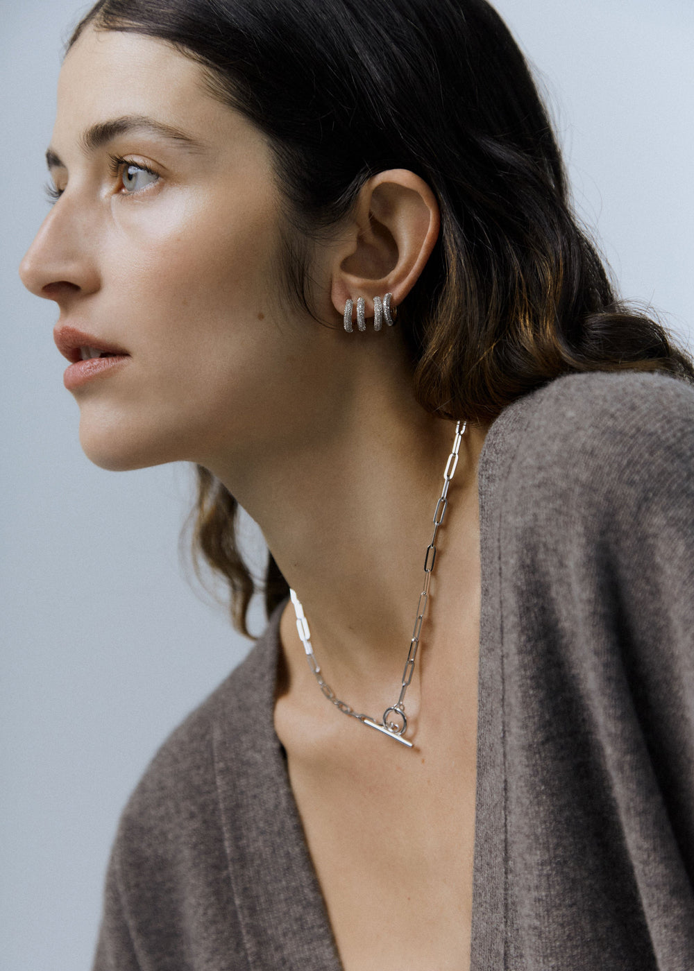 Otiumberg Love Link Necklace - Silver - 1