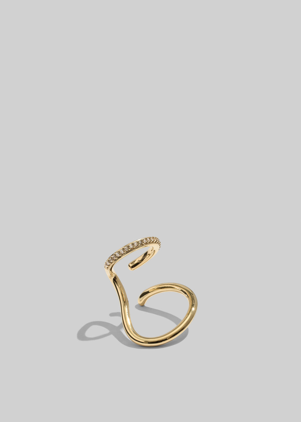 Otiumberg Pavé Sonder Ear Cuff - Gold - 1