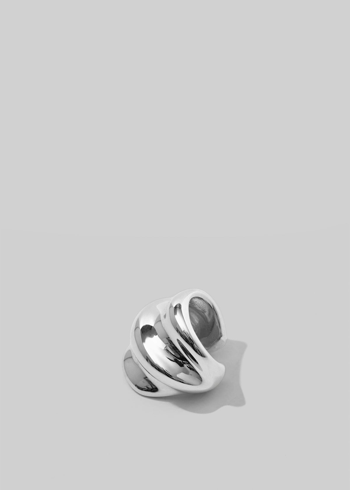 Otiumberg Wave Cuff - Silver - 1