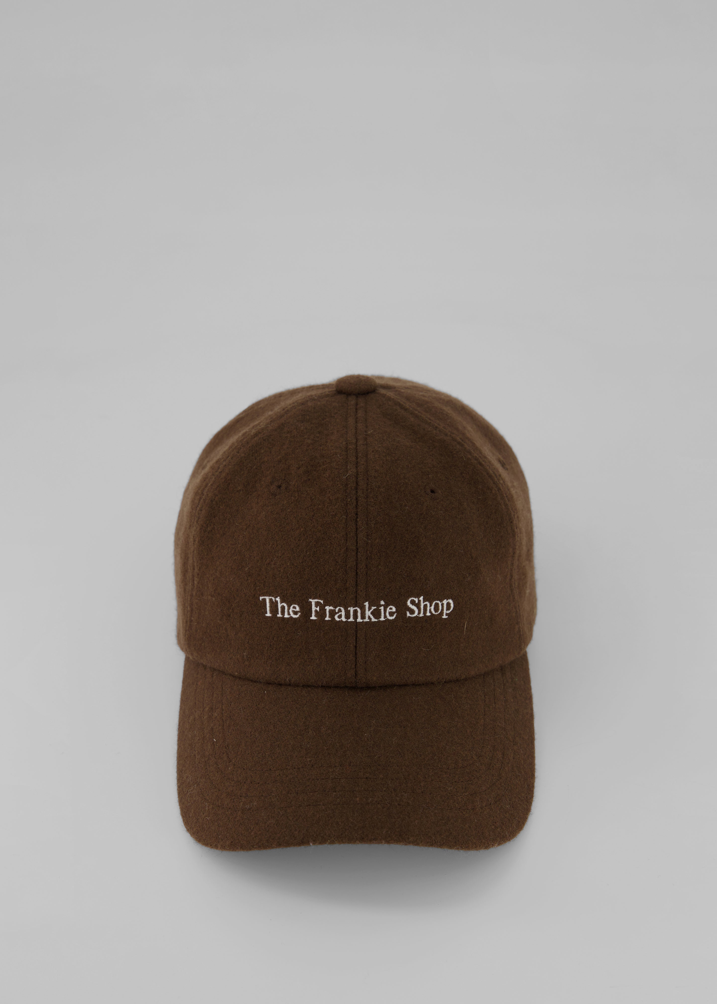 Frankie Wool Baseball Cap - Chocolate - 1