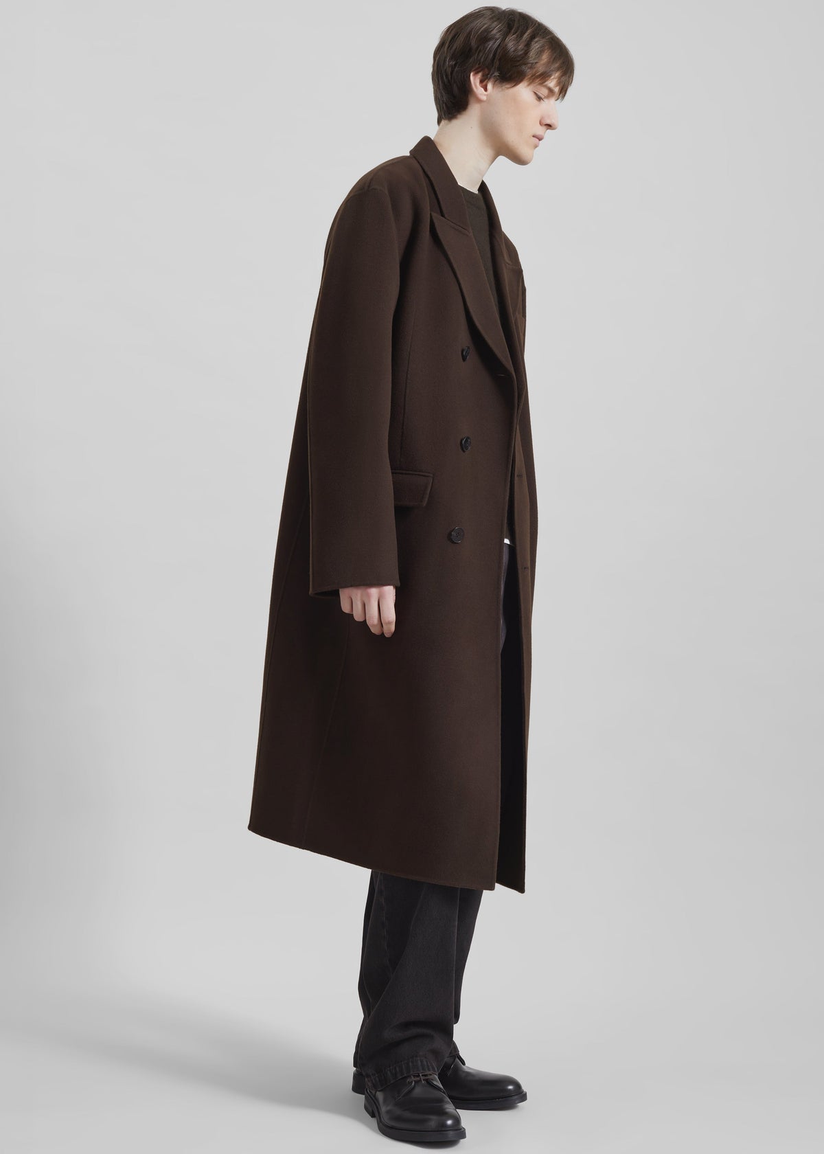 Cappotto Paxton in lana - Marrone
