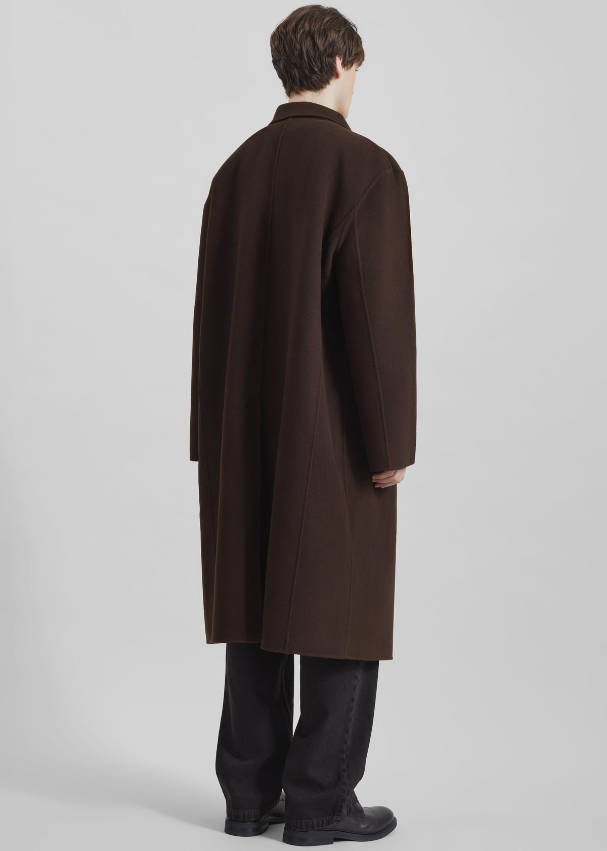 Cappotto Paxton in lana - Marrone