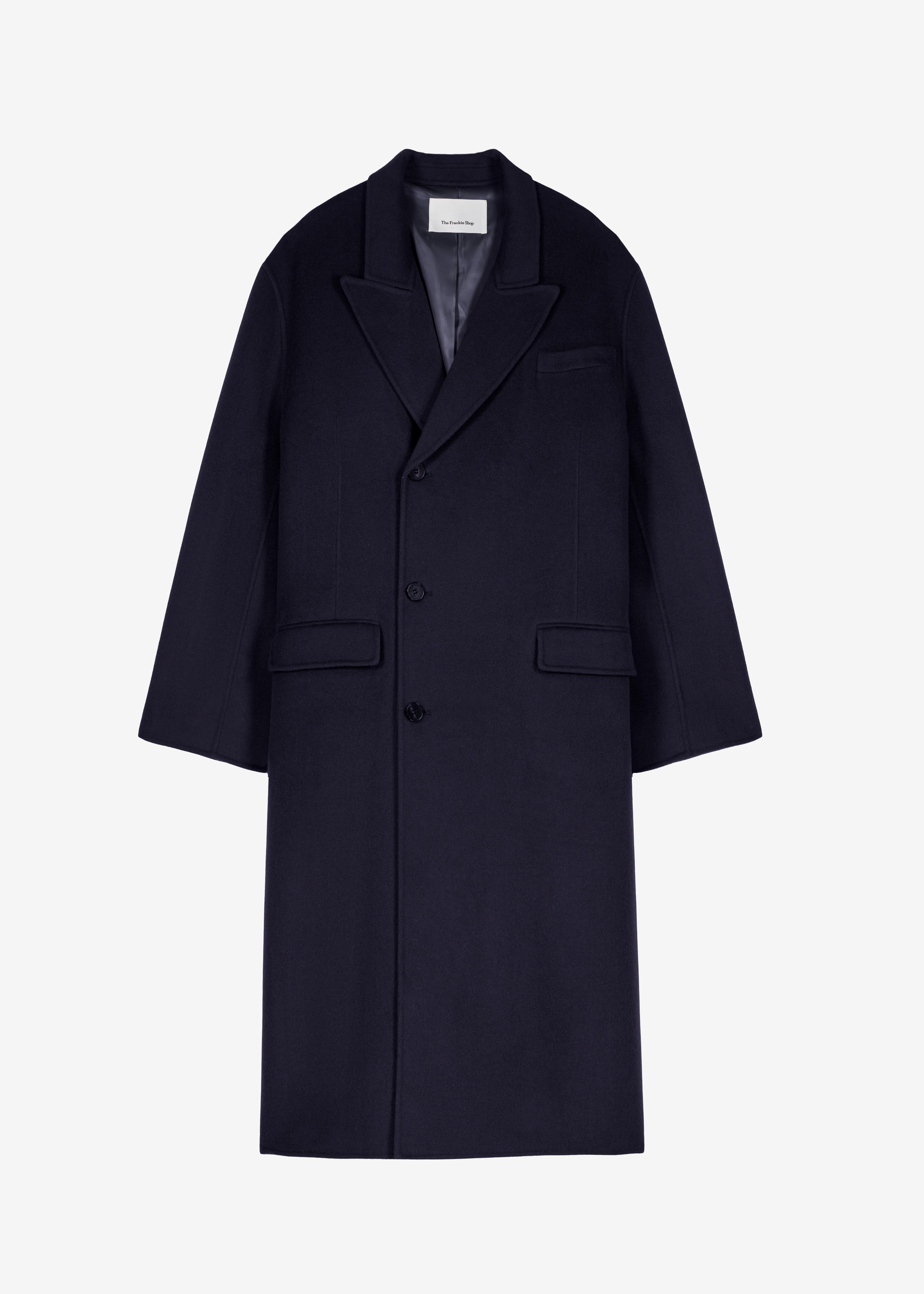 Paxton Wool Coat - Dark Navy - 9