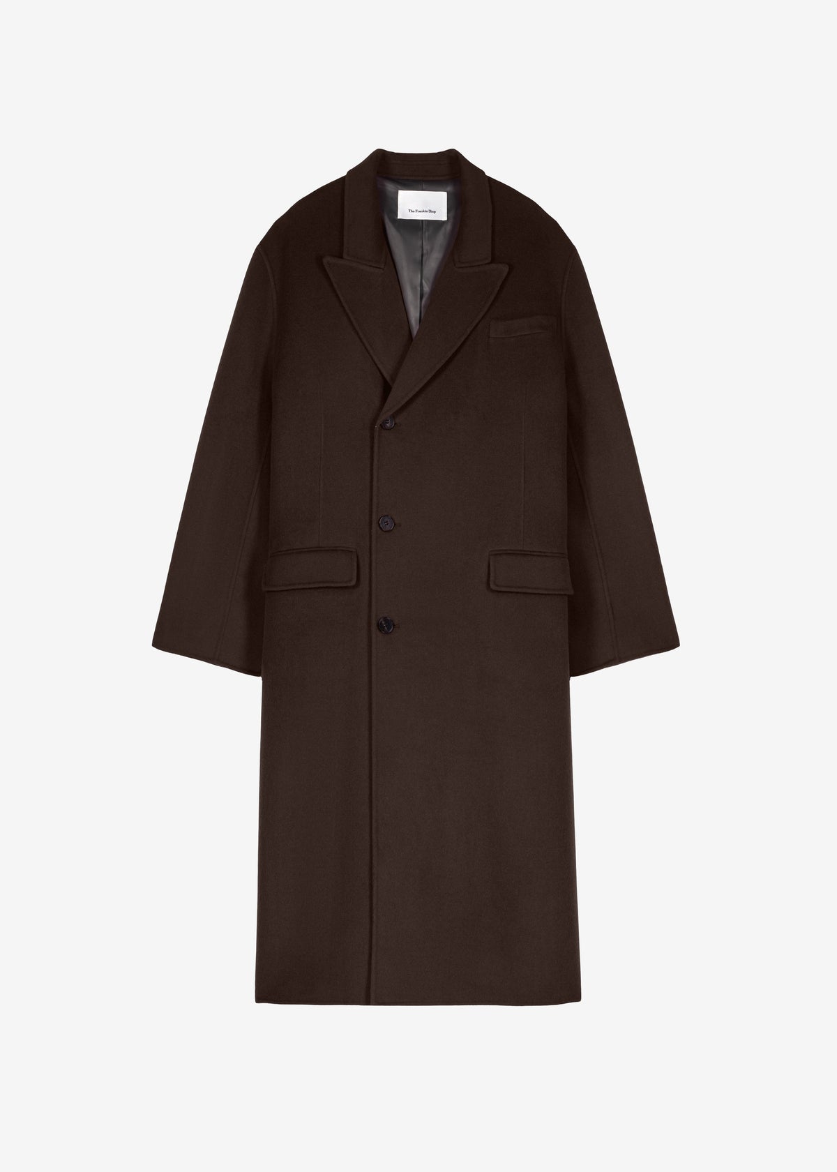 Cappotto Paxton in lana - Marrone