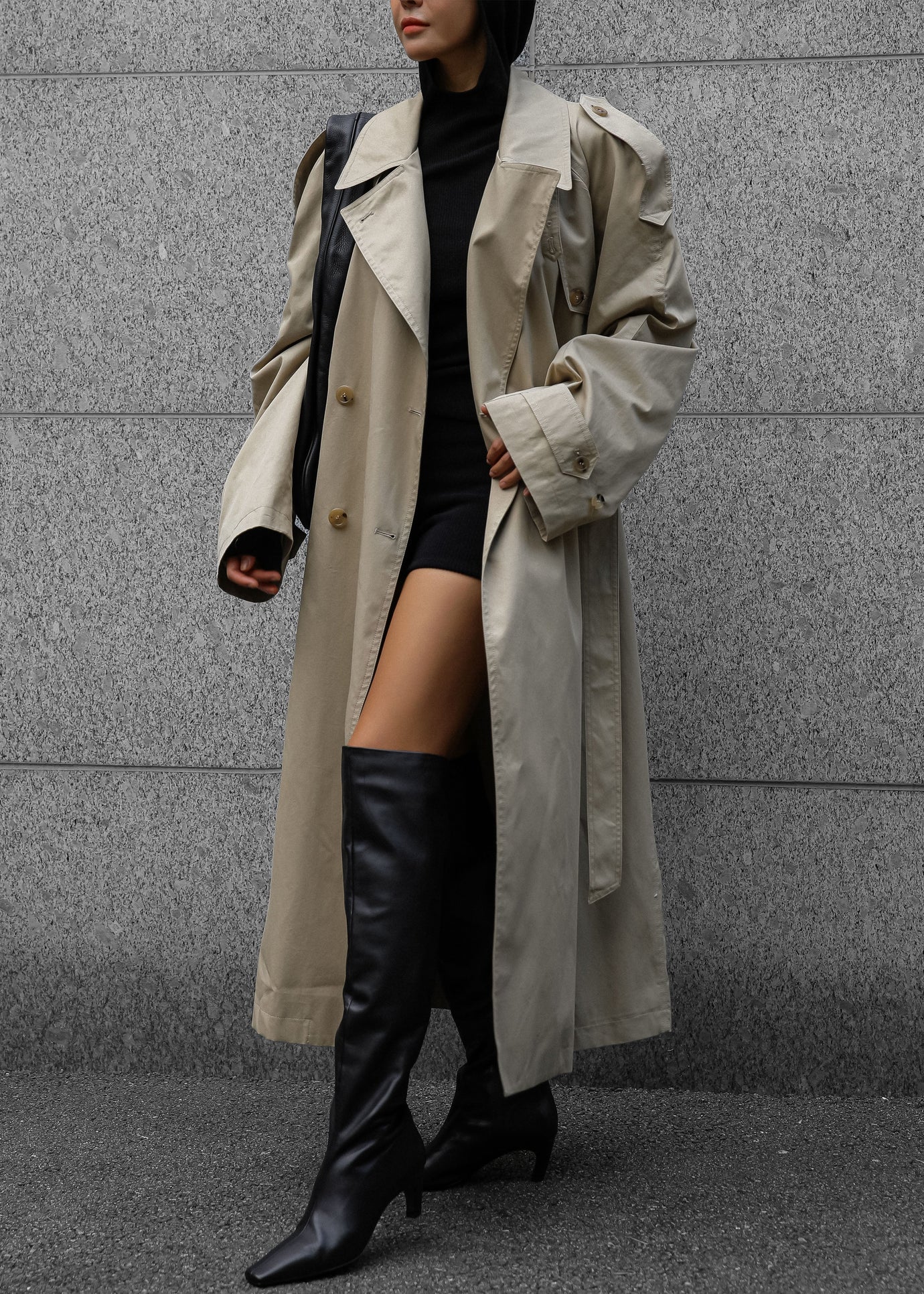 Pelly Trench - Beige - 1