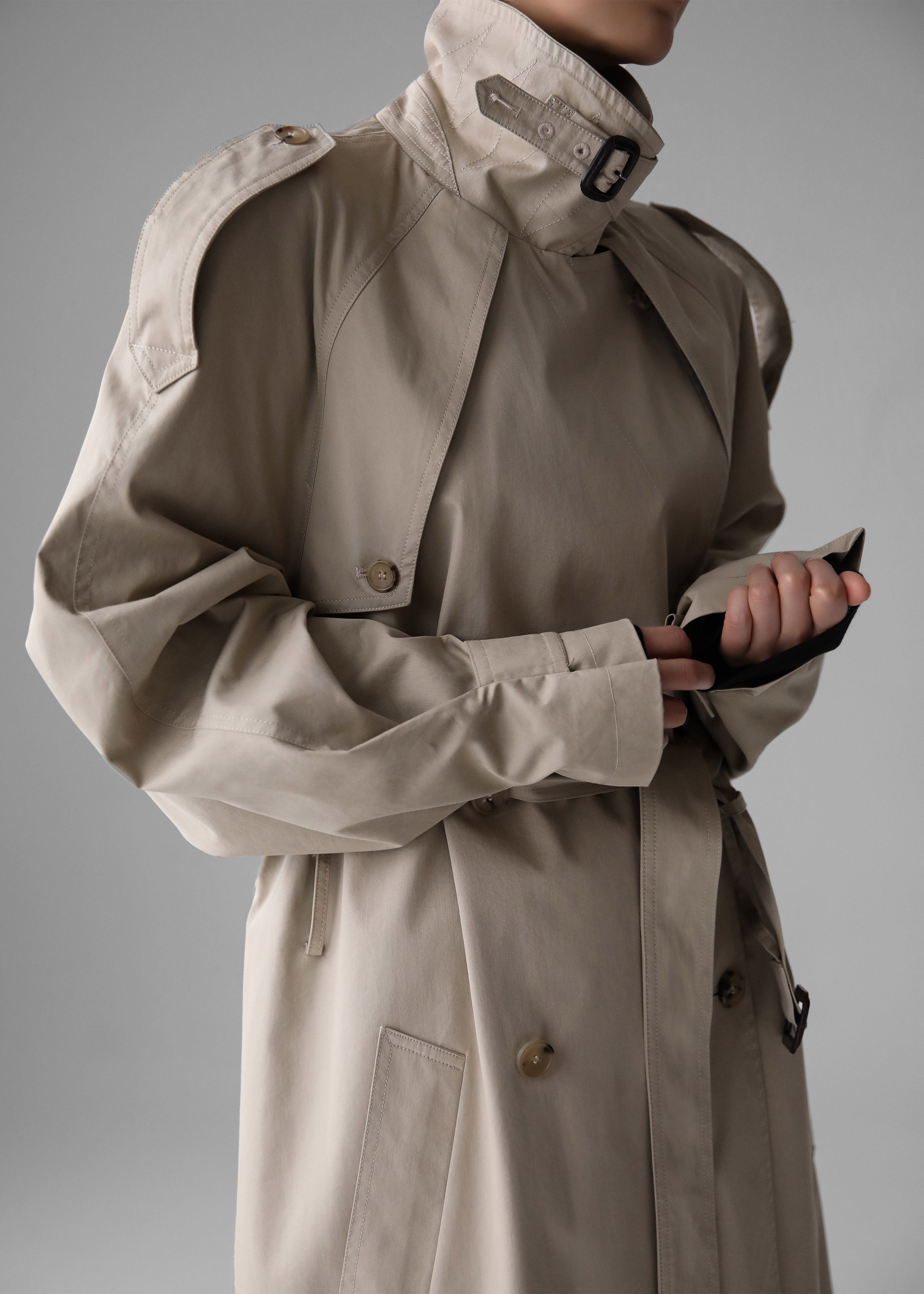 Pelly Trench - Beige - 4