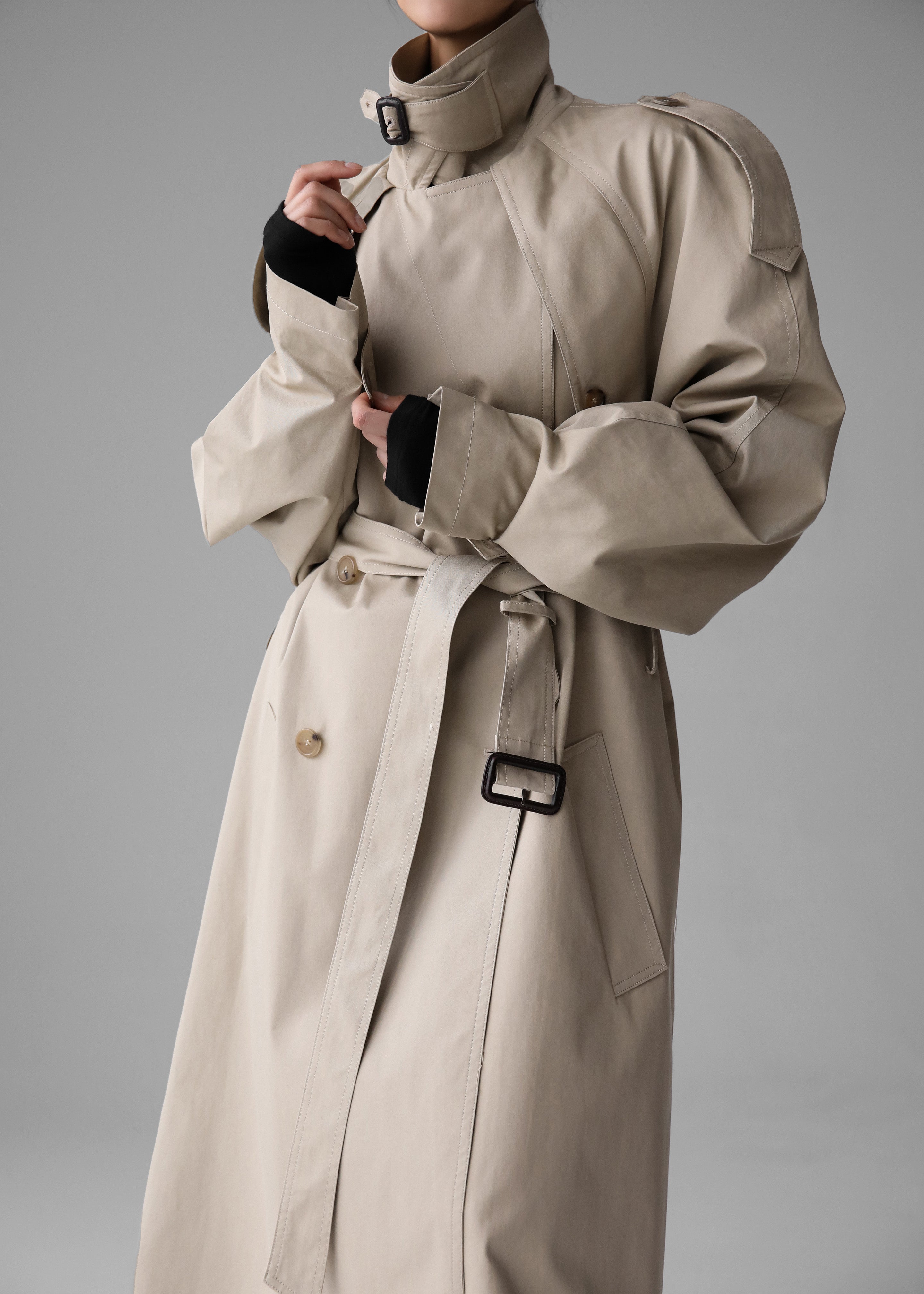 Pelly Trench - Beige - 9