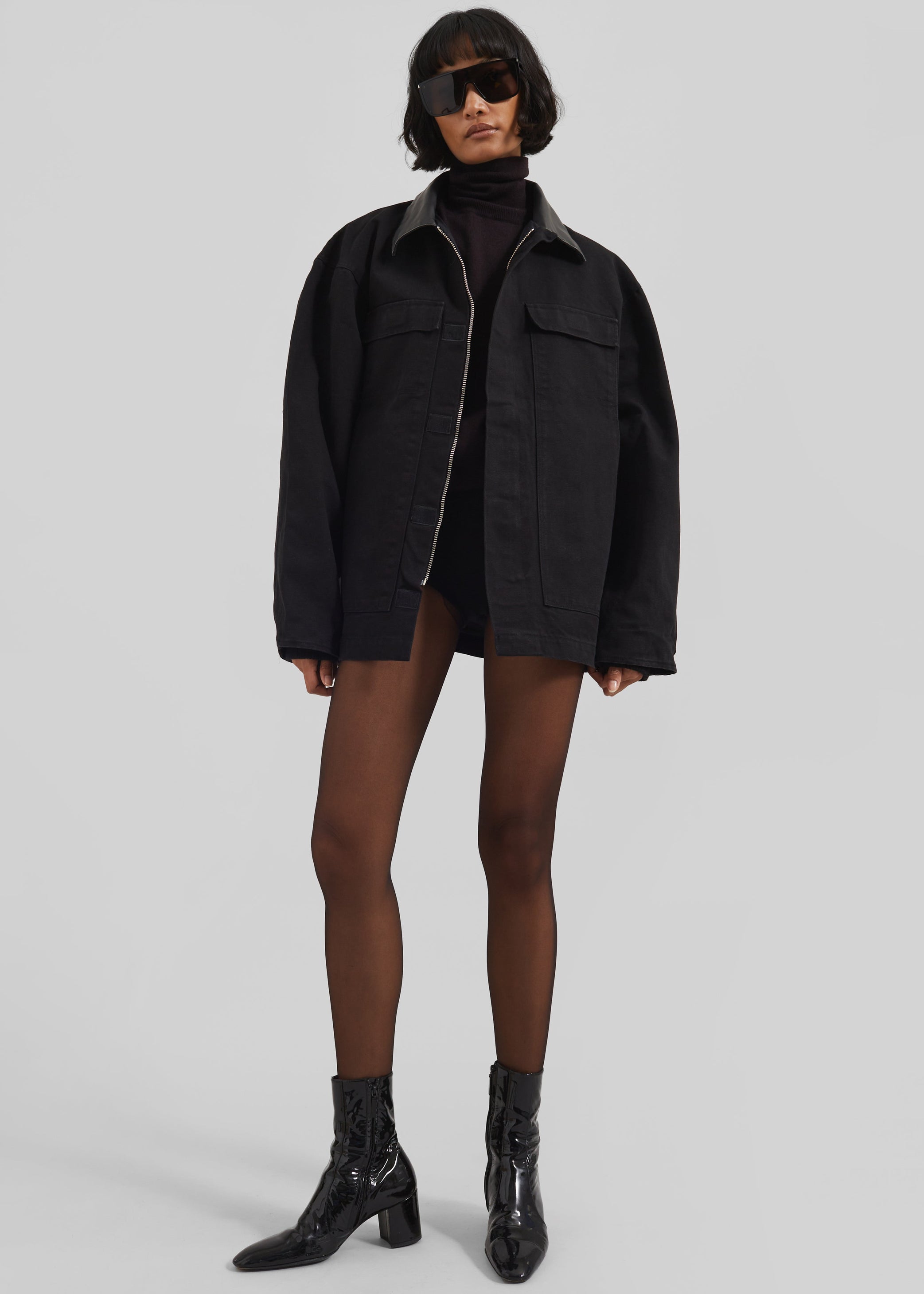 Shop the look image for Pelso Barn Jacket - Black