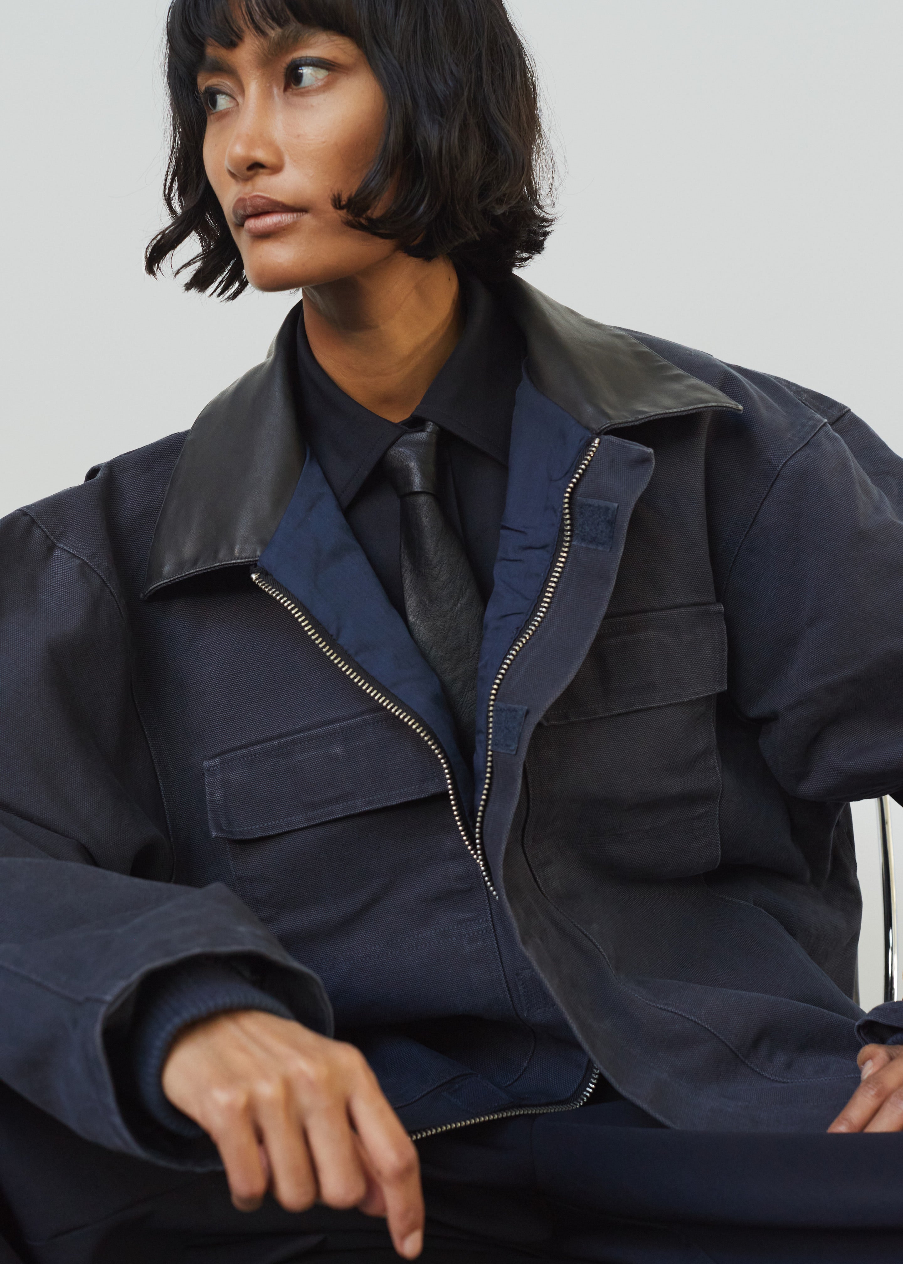 Pelso Barn Jacket - Navy - 6